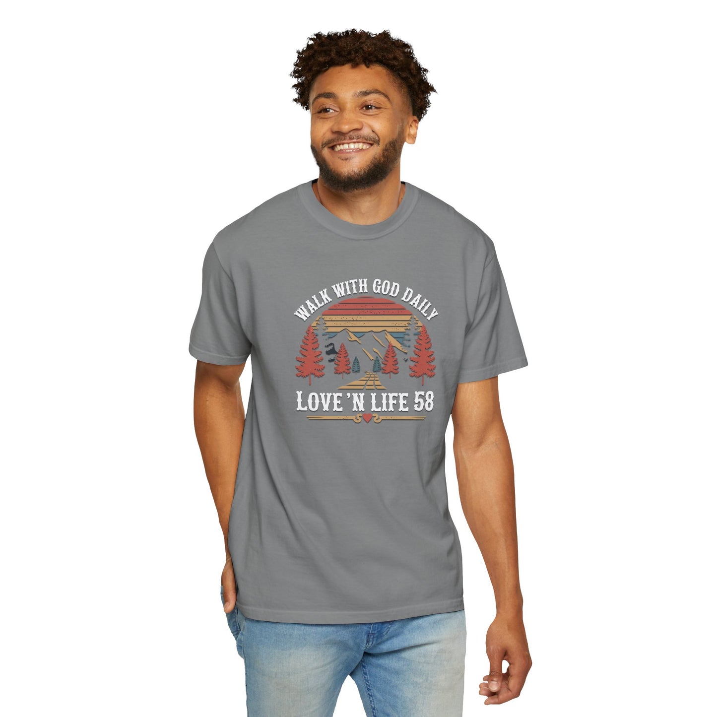 Walk With God Daily Tee - Comfort Colors