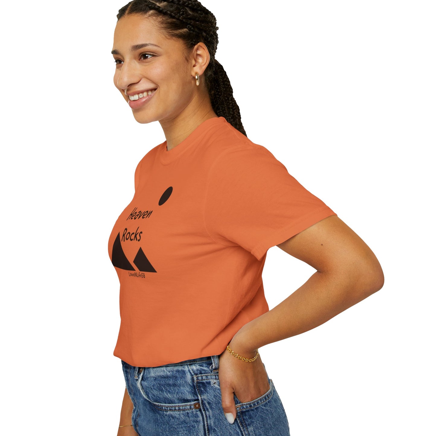 Heaven Rocks Tee- Comfort Colors
