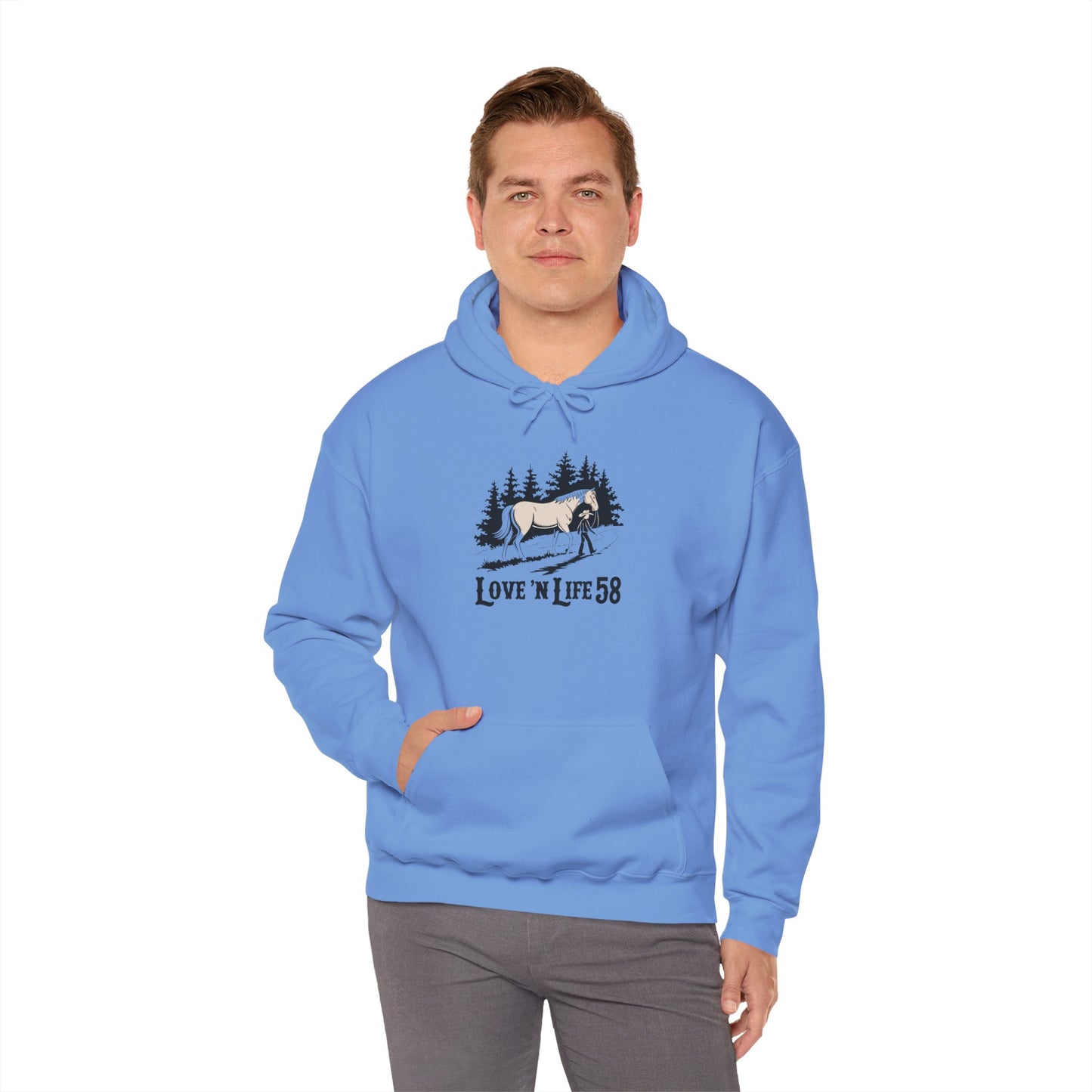 LoveNLife58 Horse and Rider - Hoodie