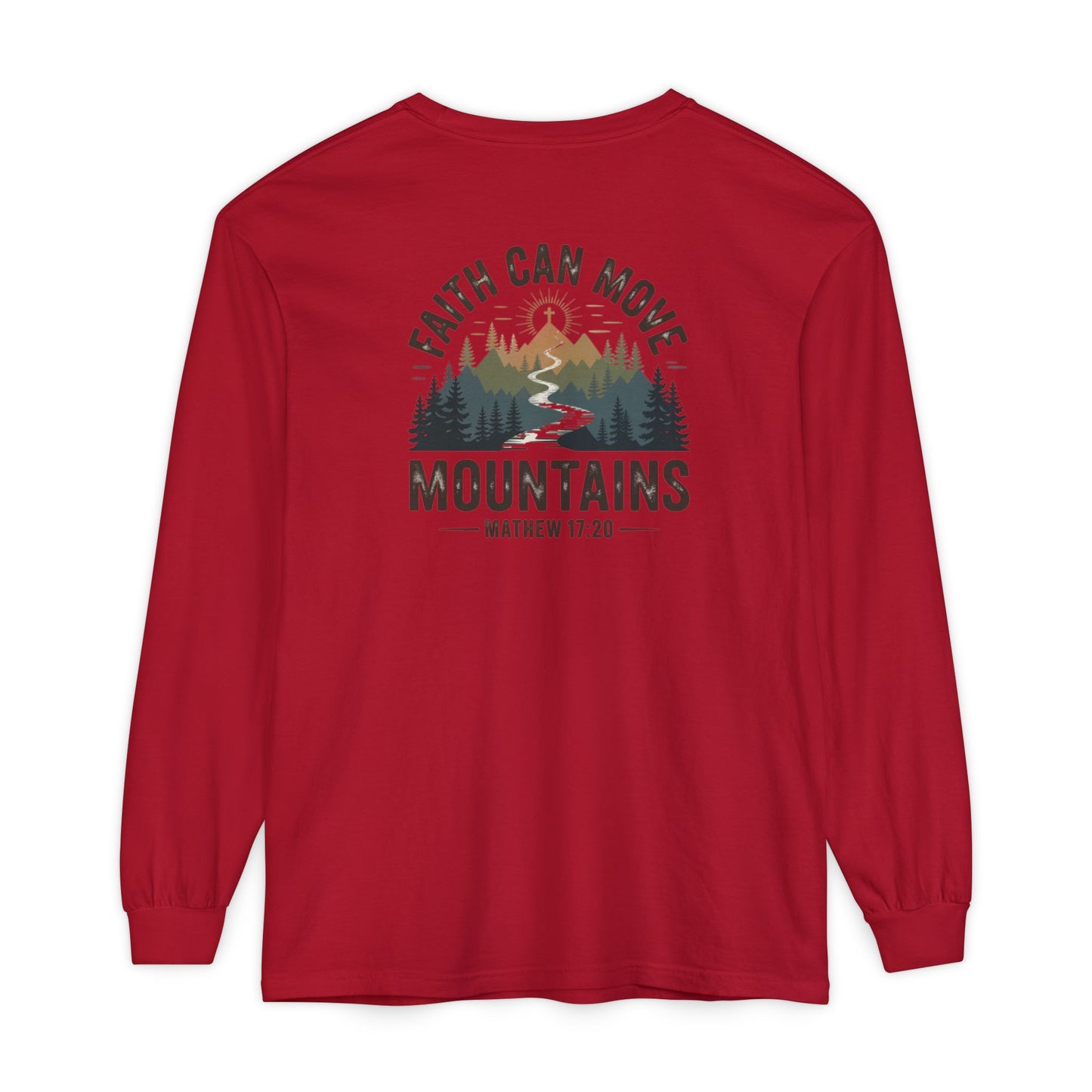 Faith Can Move Mountains Tee - Comfort Colors