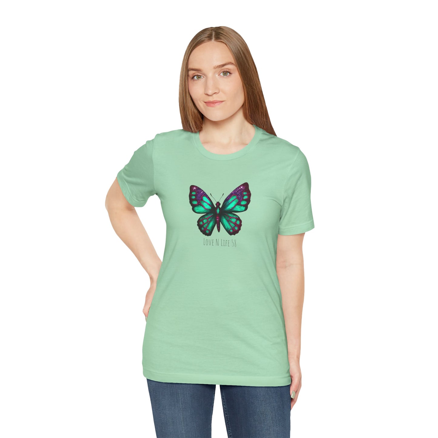 Butterfly Love Tee - Bella Canvas