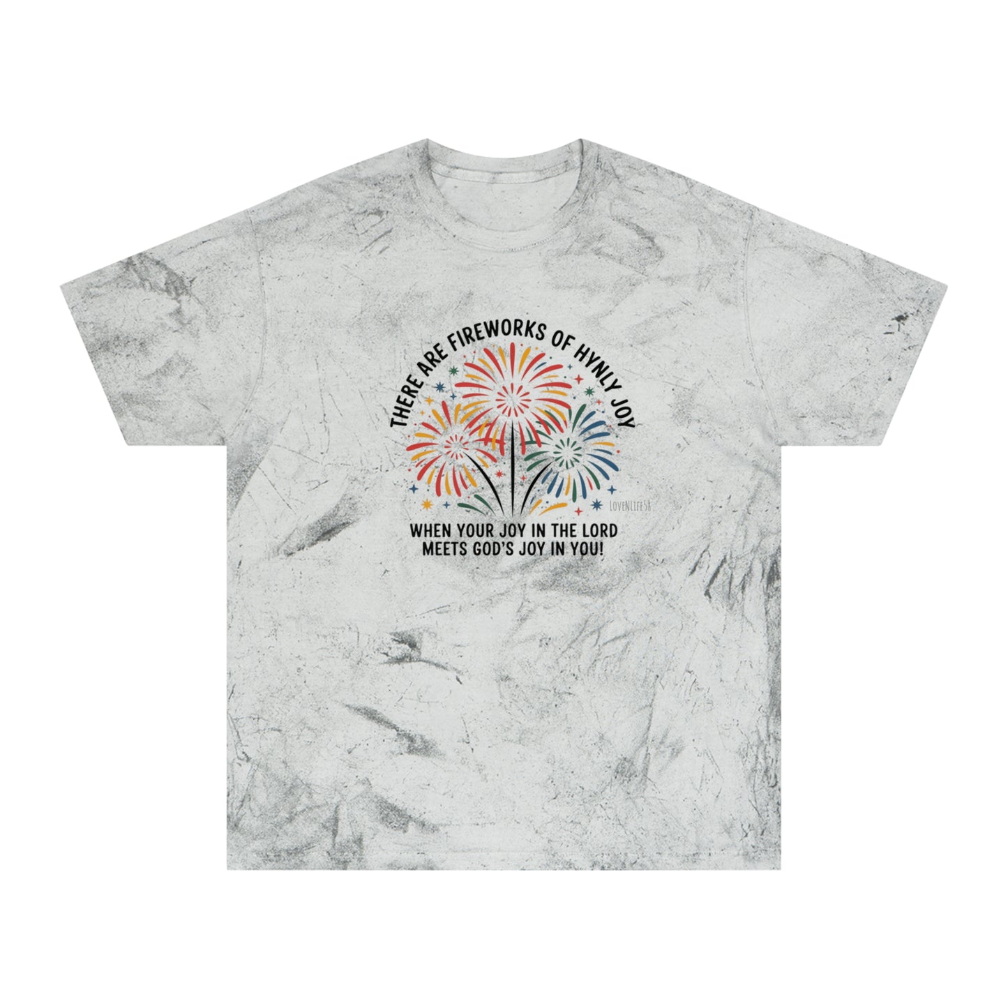 Joyful Fireworks Tee - Comfort Colors