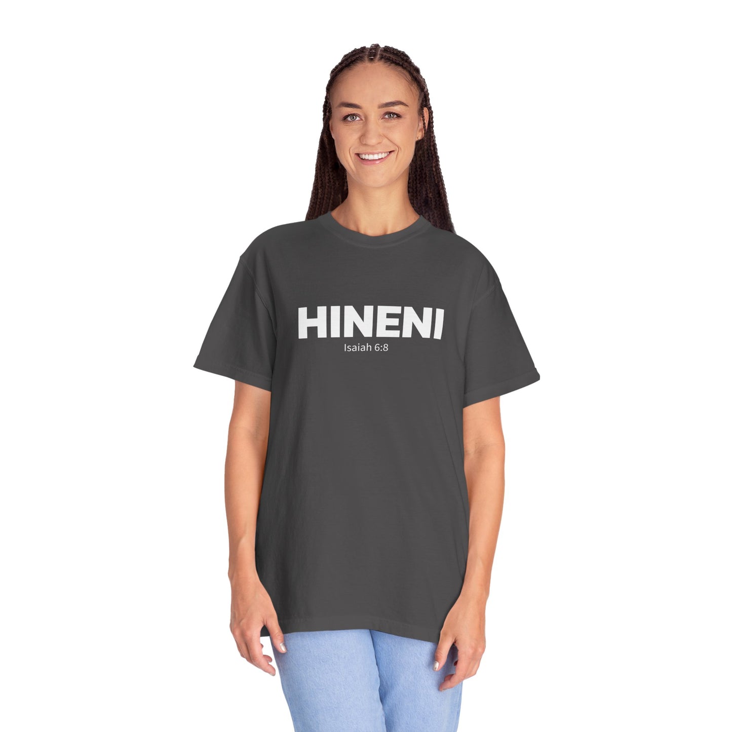 HINENI Isaiah 6:8 Tee - Comfort Colors