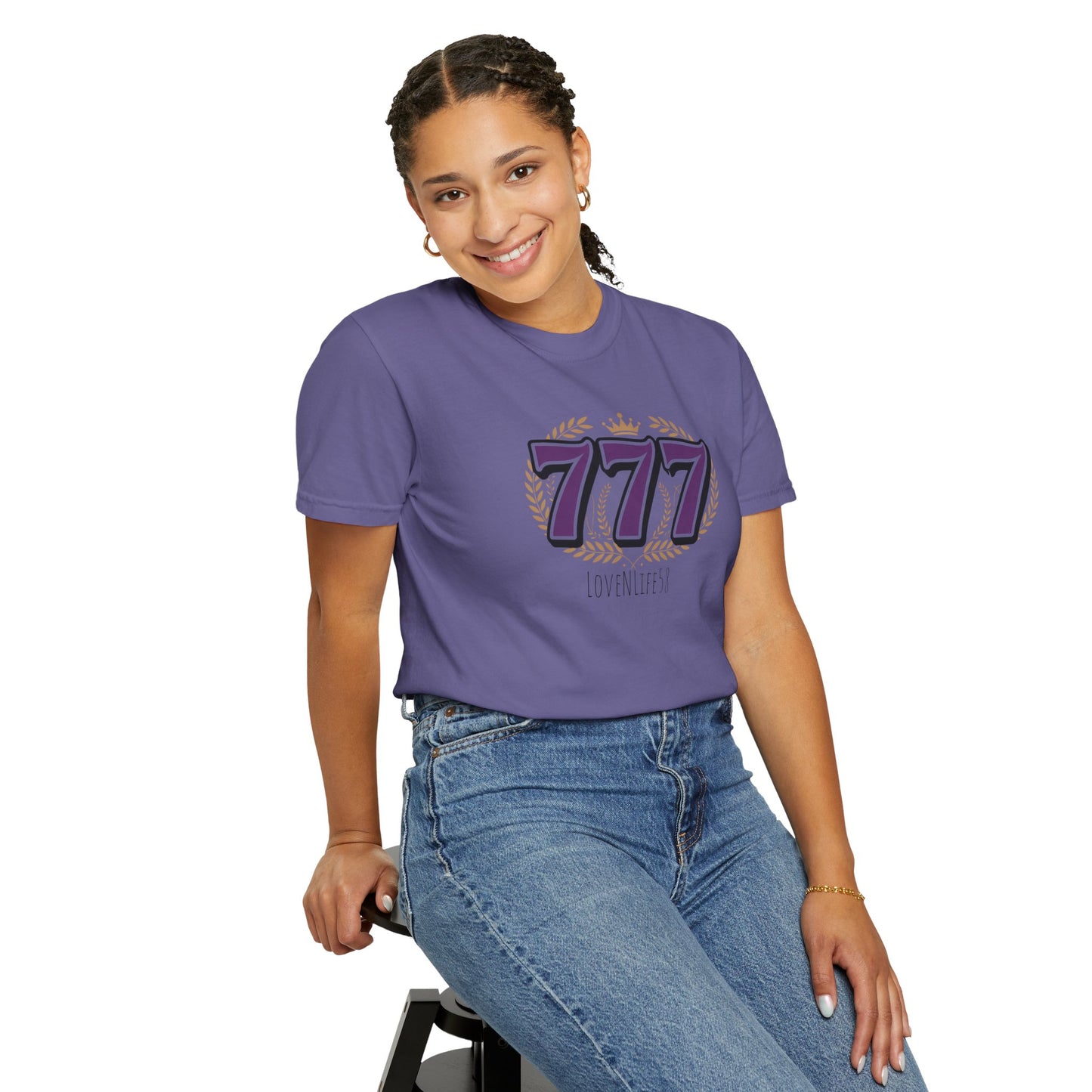 777 Tee - God , Jesus, Holy Spirt , Perfection - Comfort Colors