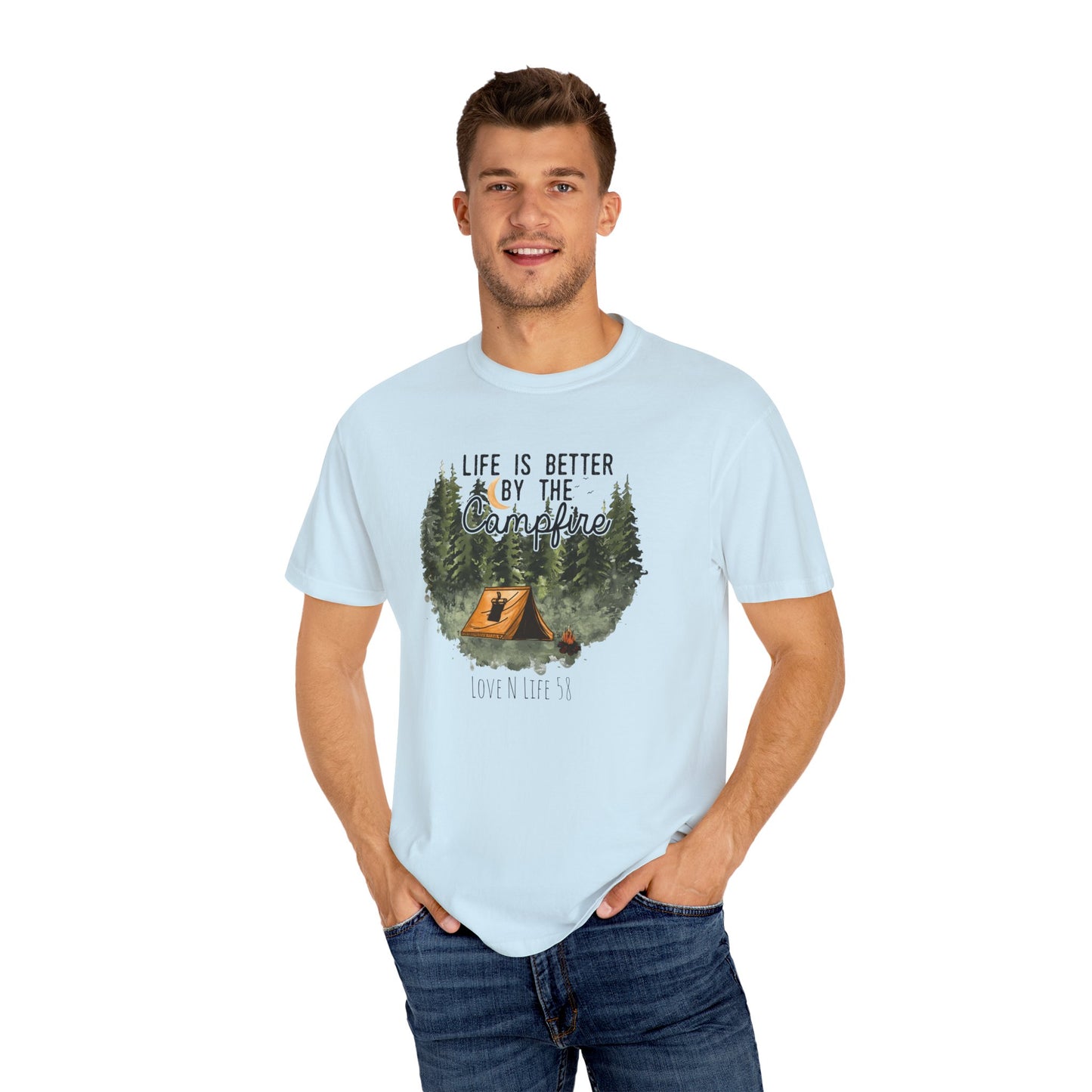 Life is Better by the Campfire Tee - Comfort Colors