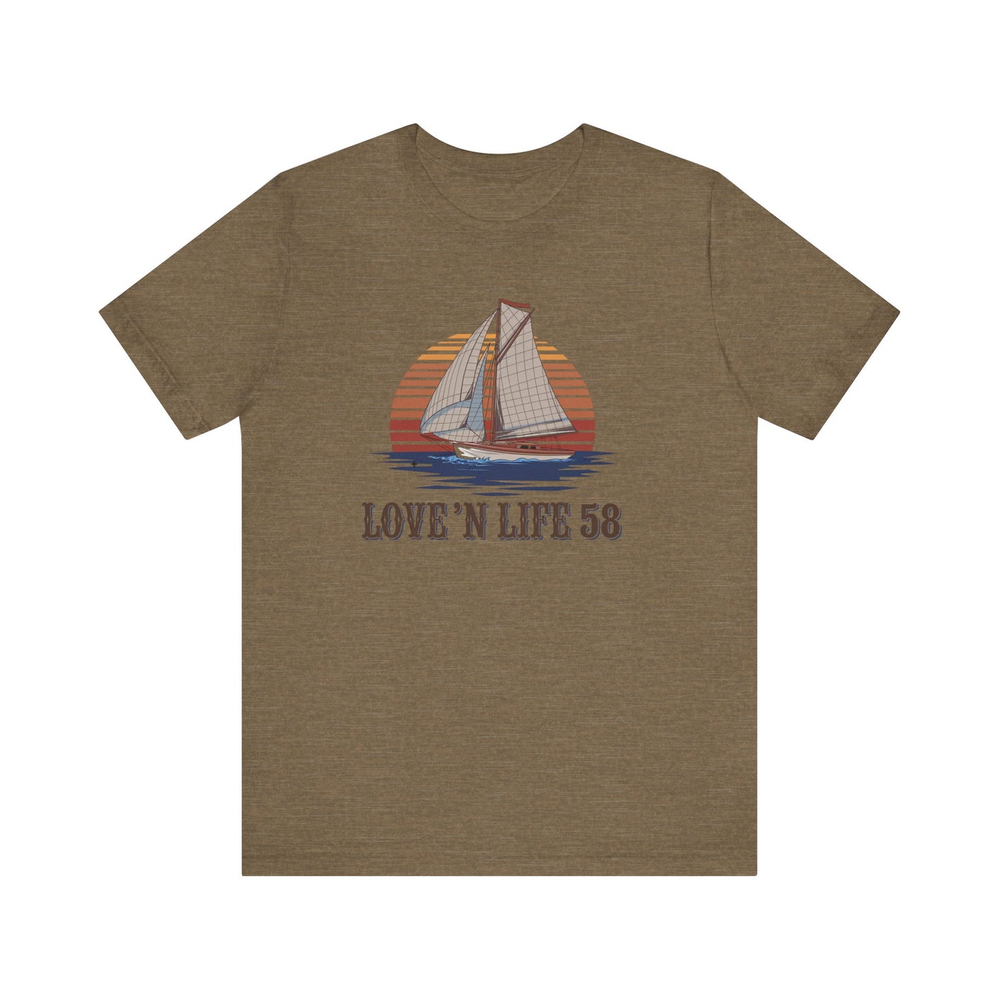 Vintage Sailing - LoveNLife58 Tee - Bella Canvas 3001