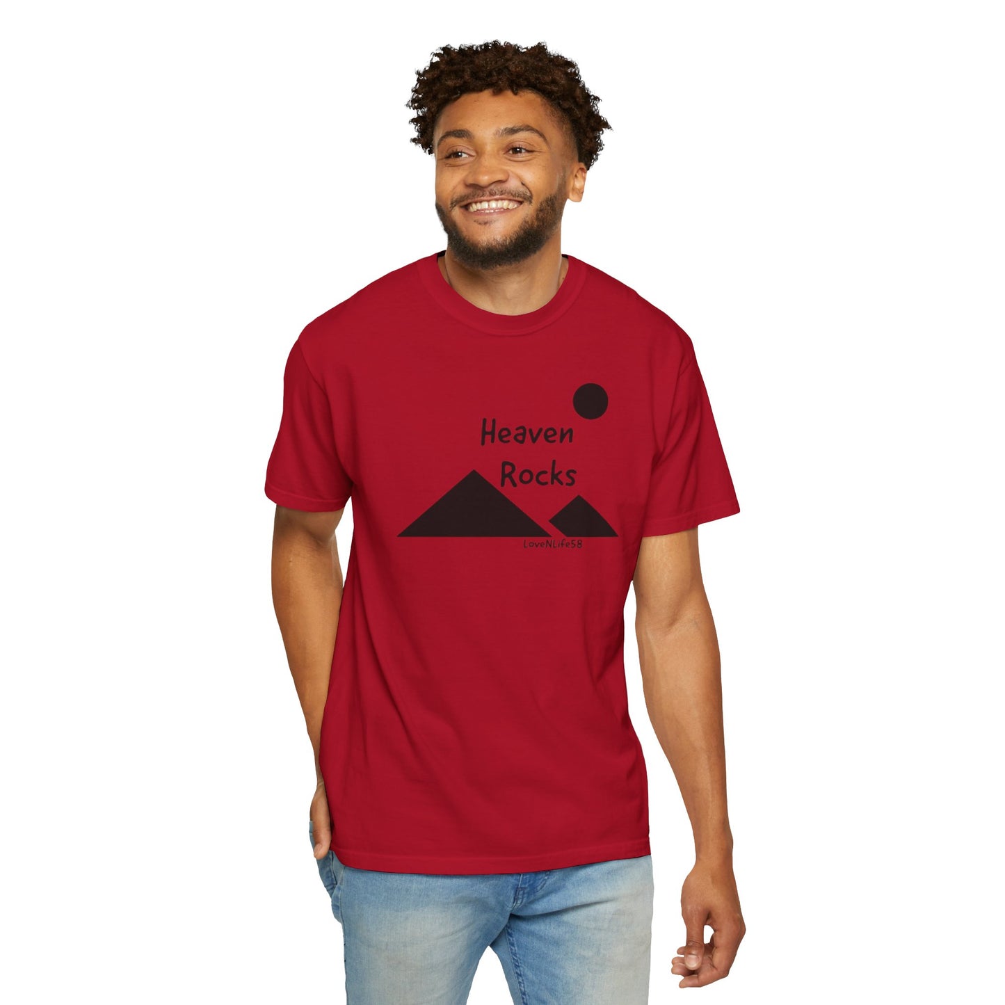 Heaven Rocks Tee- Comfort Colors