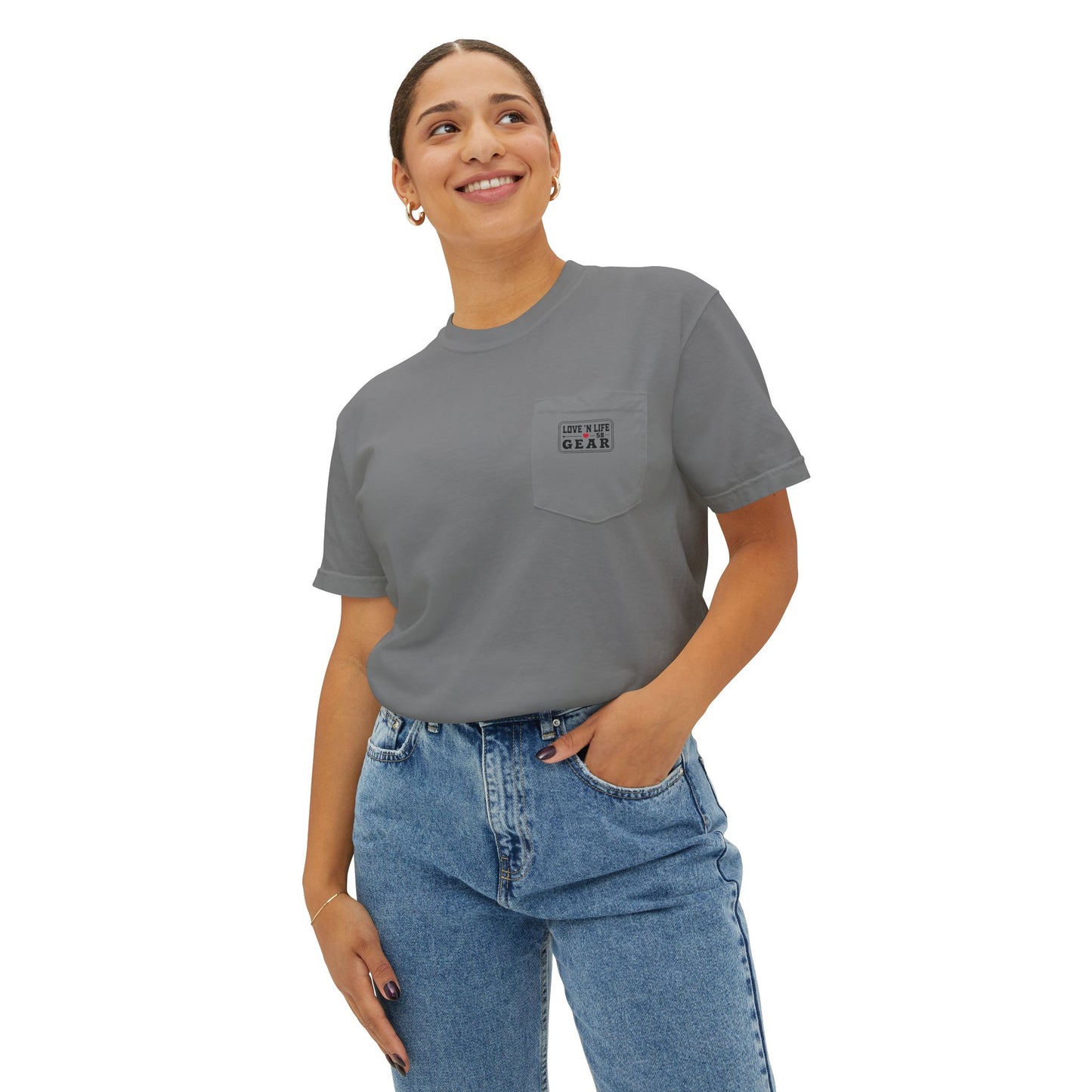 LITM - Comfort Colors Pocket T-Shirt Love N Life 58