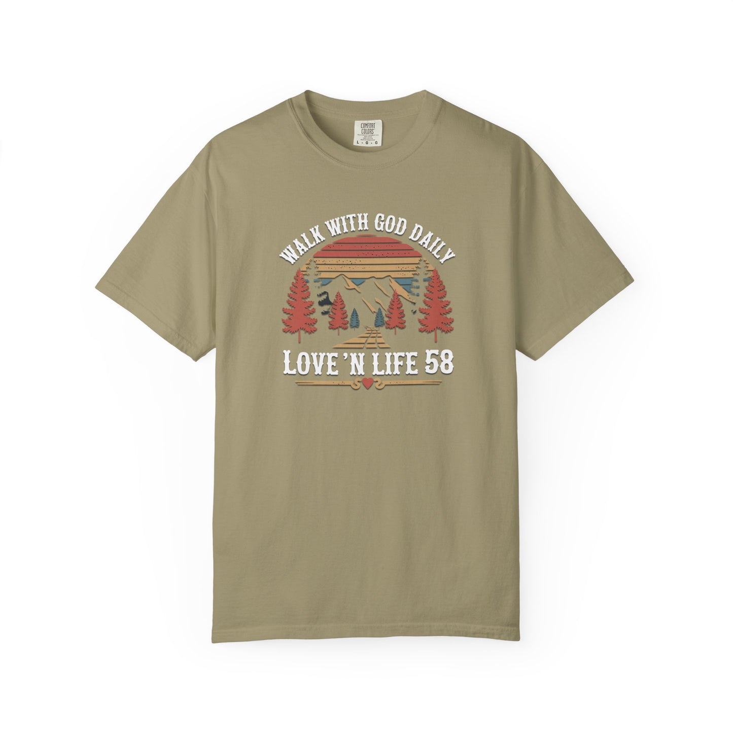 Walk With God Daily Tee - Comfort Colors