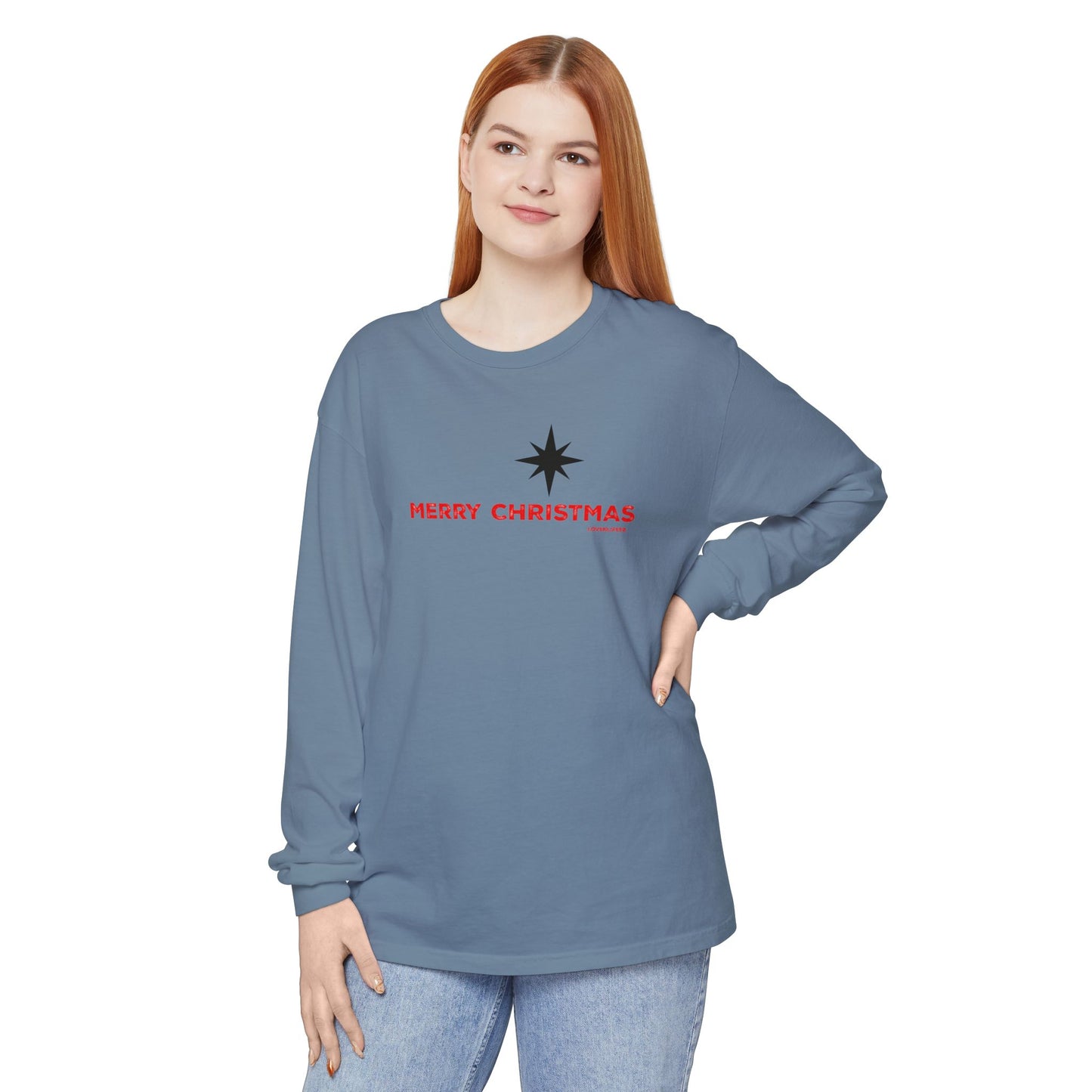 Merry Christmas Long Sleeve - Comfort Colors