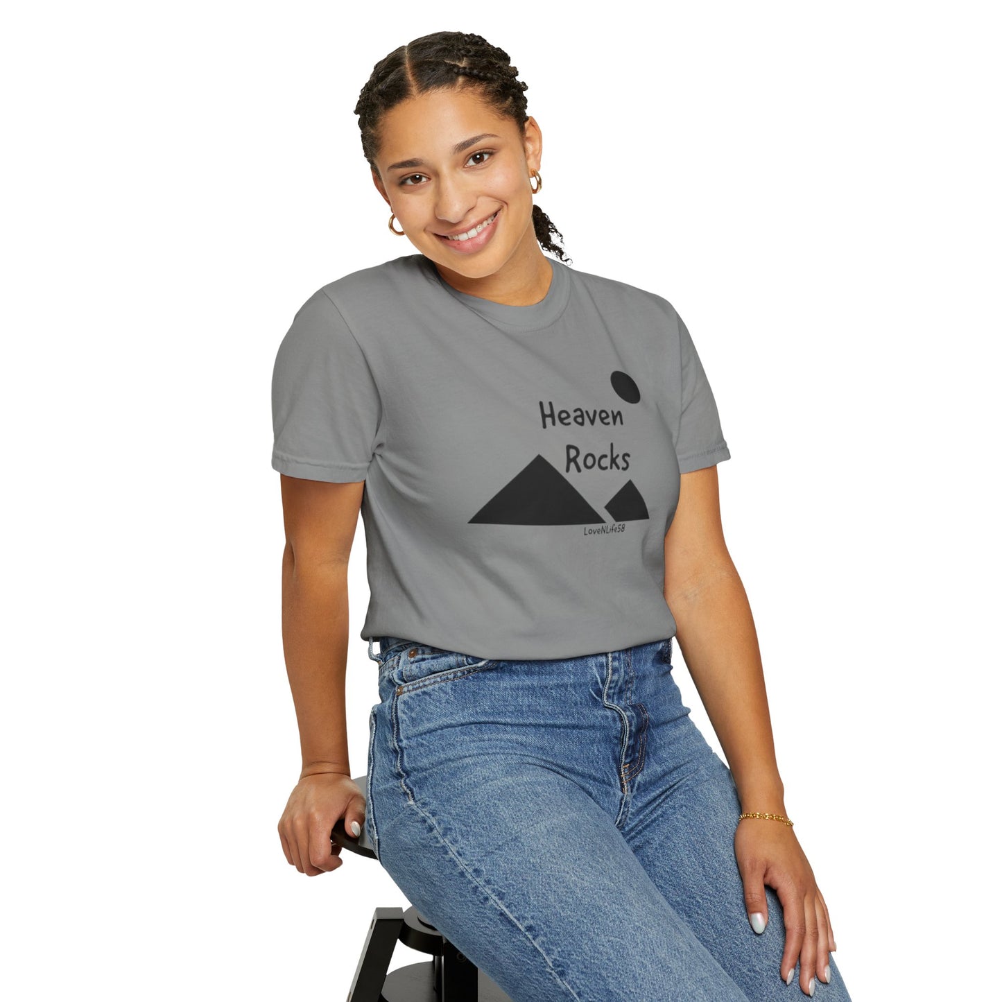 Heaven Rocks Tee- Comfort Colors