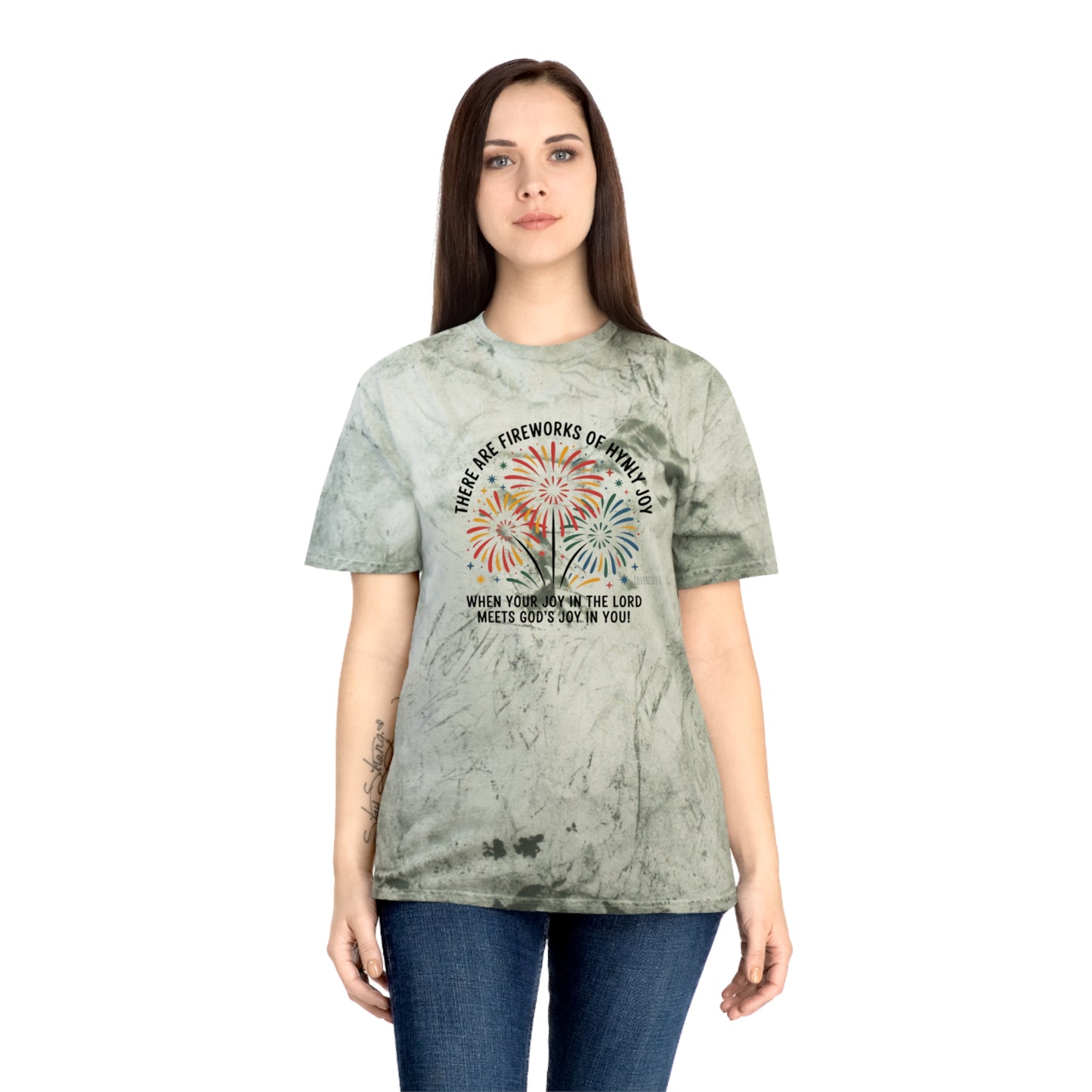 Joyful Fireworks Tee - Comfort Colors