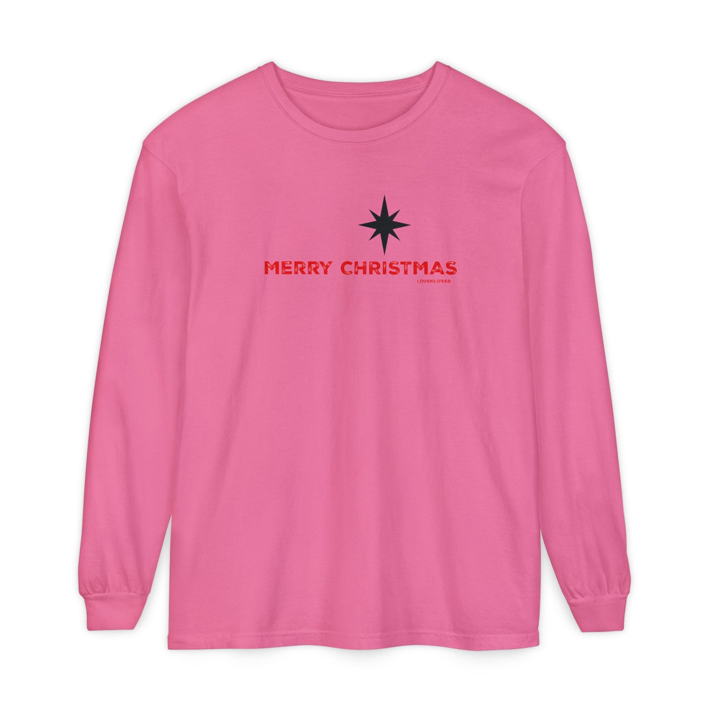 Merry Christmas Long Sleeve - Comfort Colors