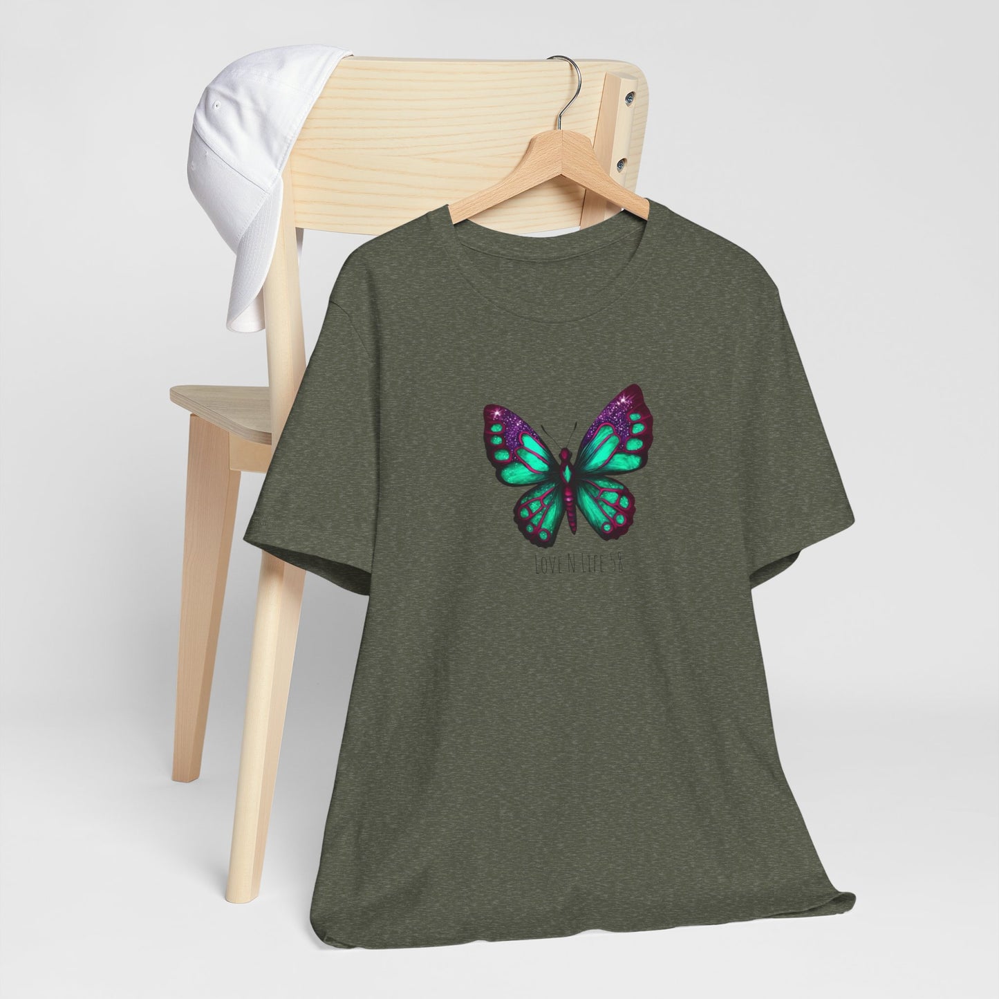 Butterfly Love Tee - Bella Canvas
