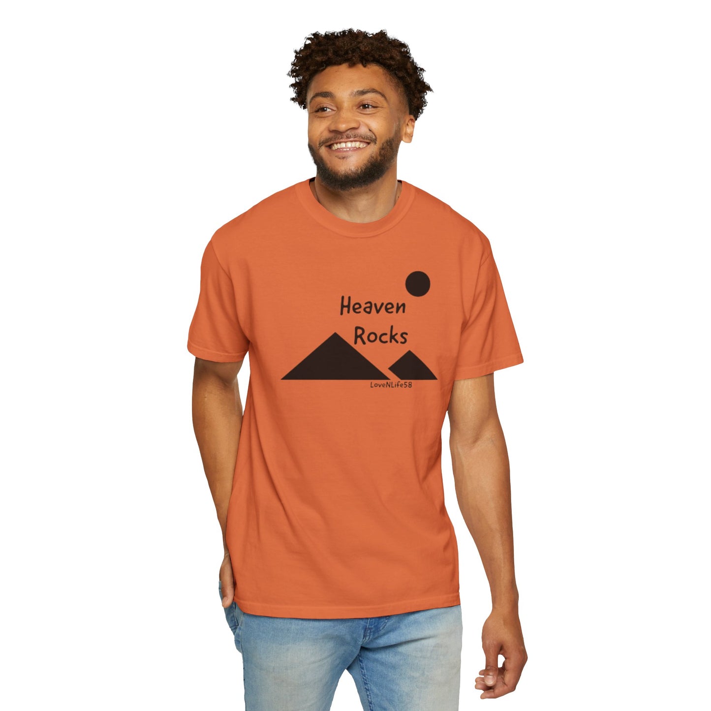 Heaven Rocks Tee- Comfort Colors