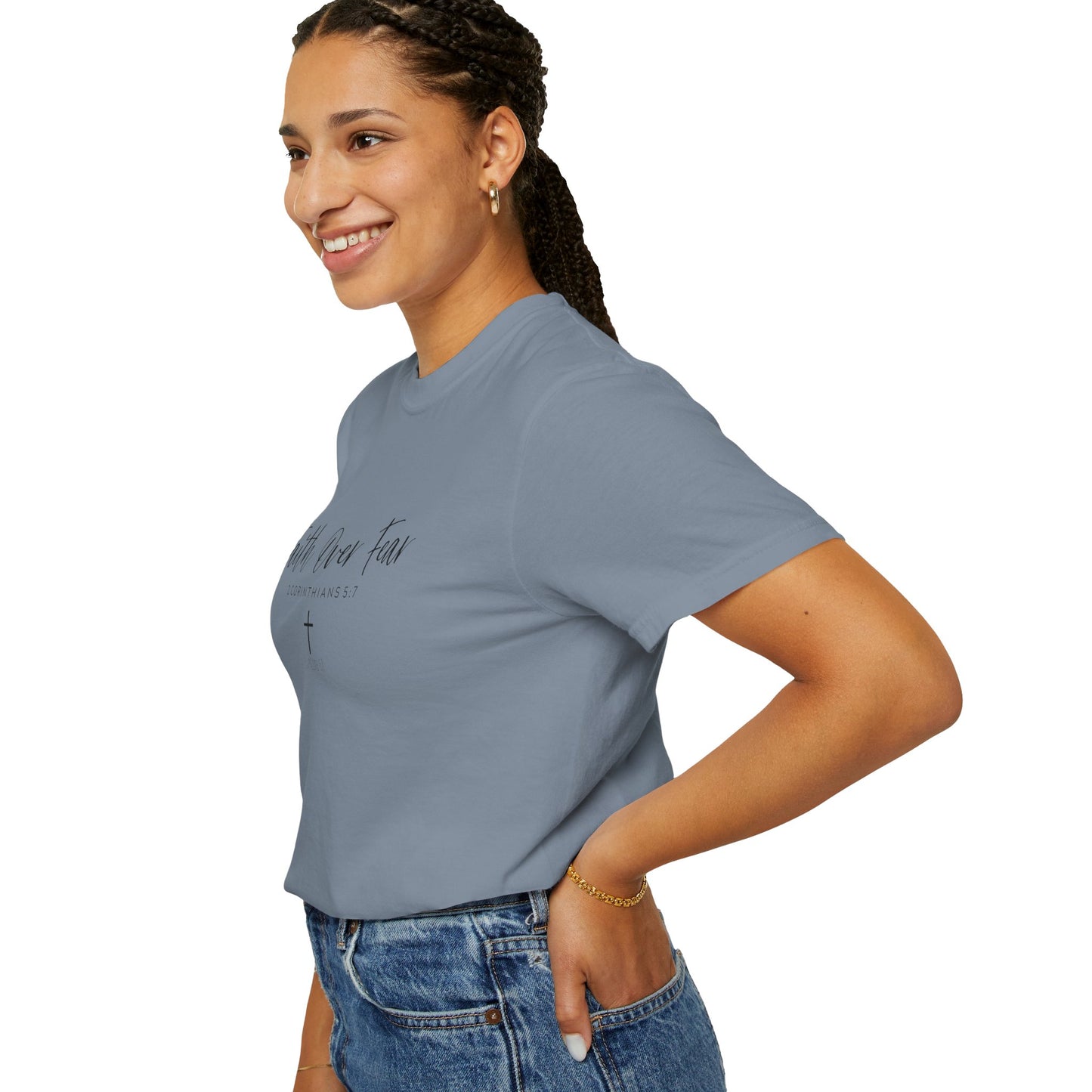 Faith Over Fear Tee - Comfort Colors