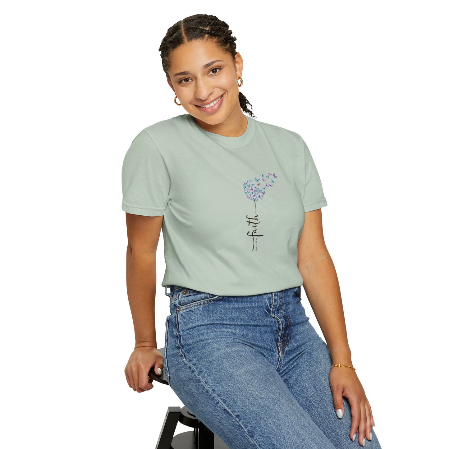 Faith Butterflies - Comfort Colors