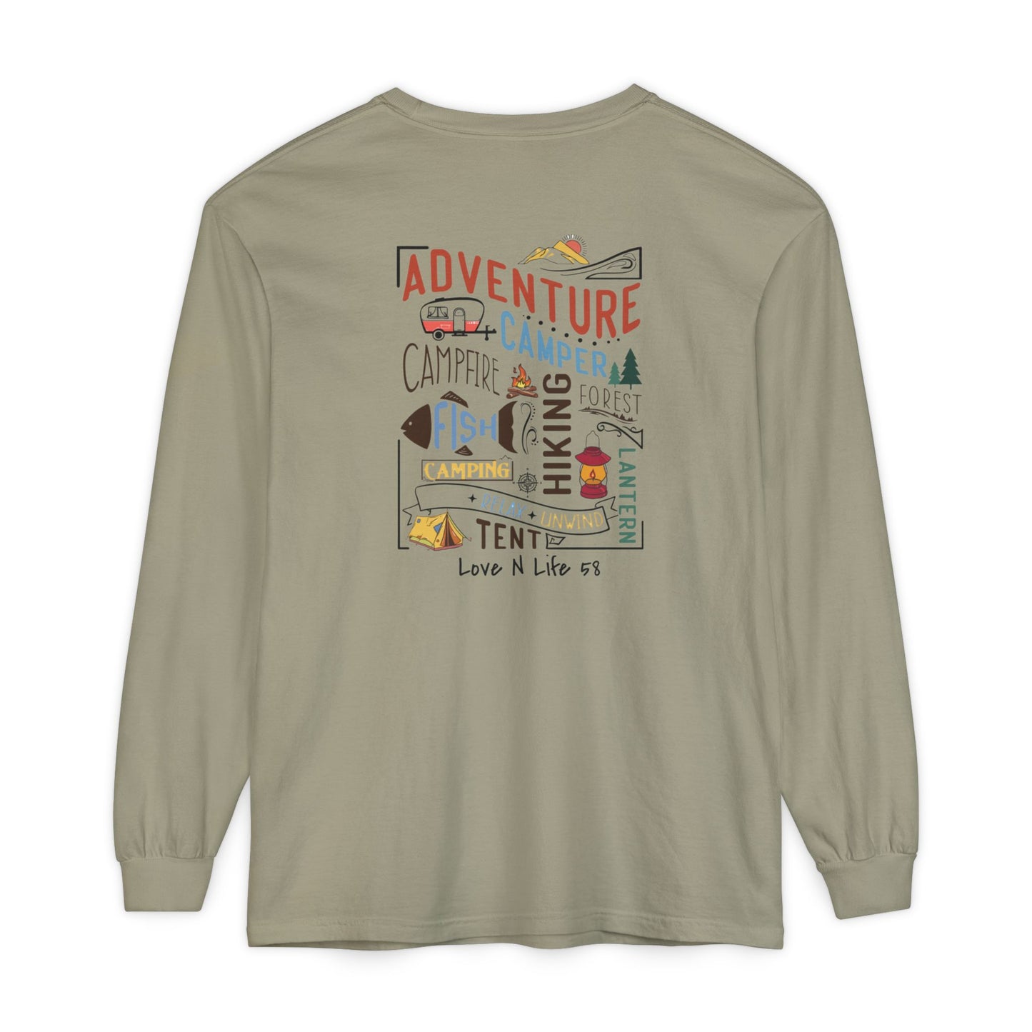 Adventure Awaits Long Sleeve Comfort Colors