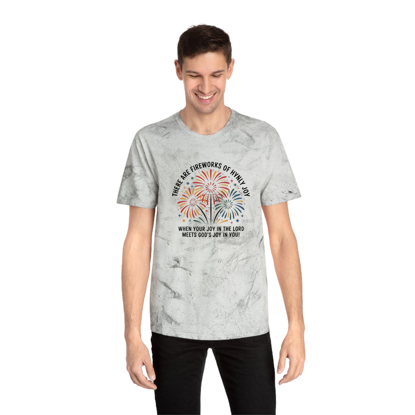 Joyful Fireworks Tee - Comfort Colors