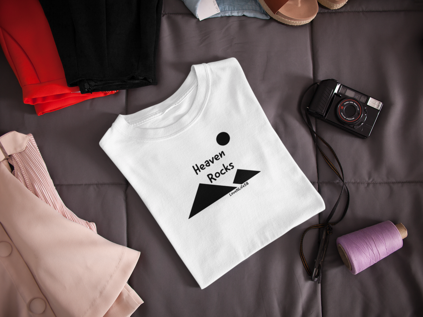 Heaven Rocks Tee- Comfort Colors