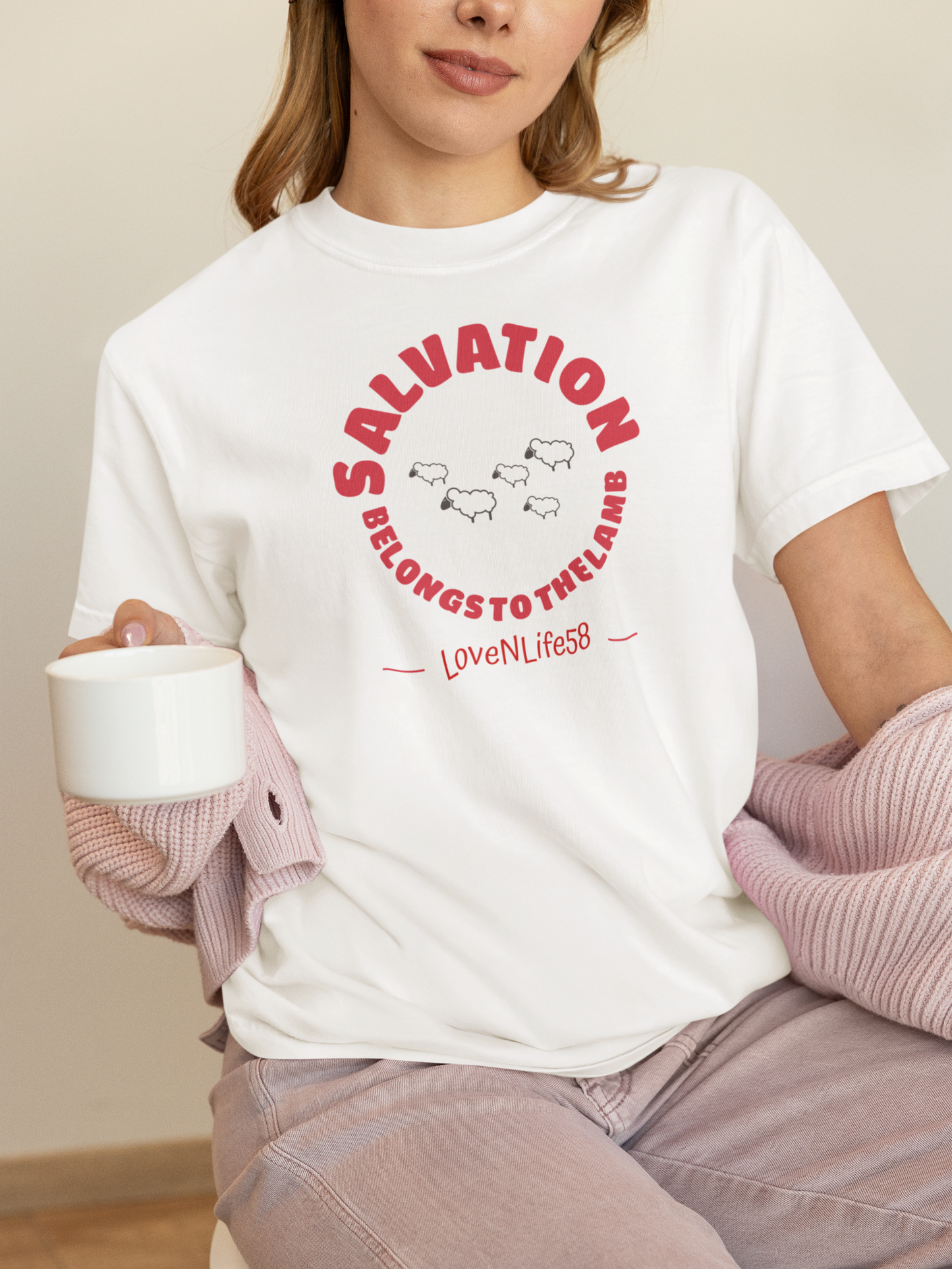 Salvation Belongs to the Lamb - Comfort Colors