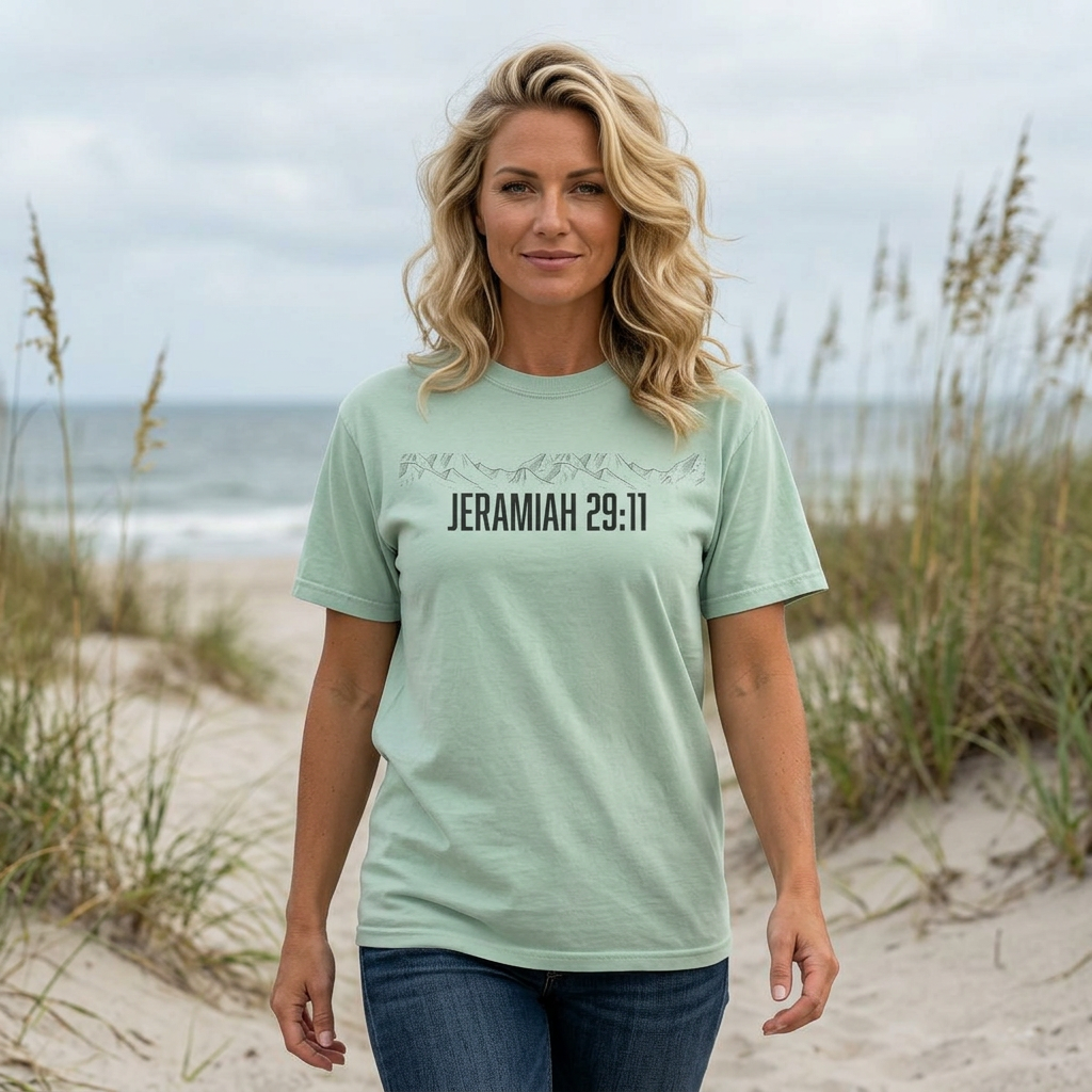 Jeremiah 29:11 Short Sleeve Tee — Inspirational Hope & Future