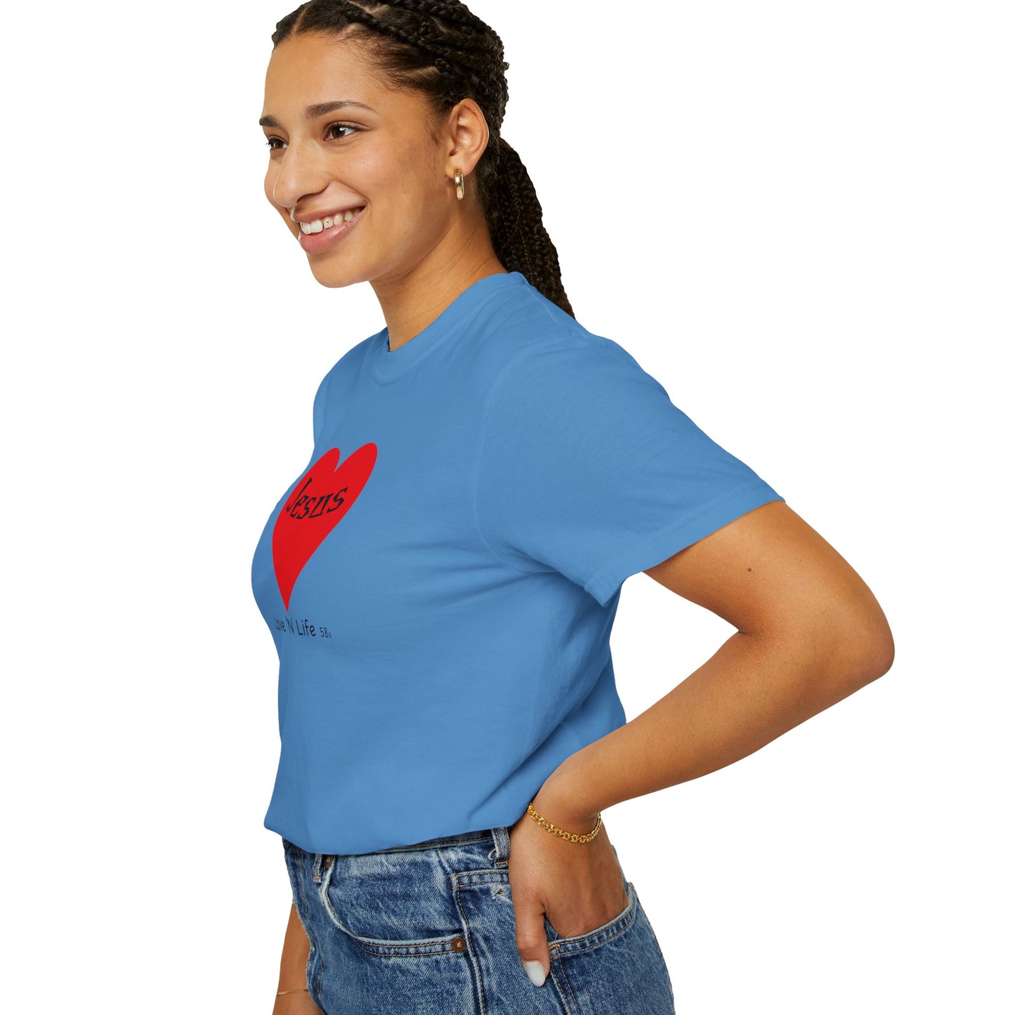 Jesus is Love N Life 58 Tee - Comfort Colors