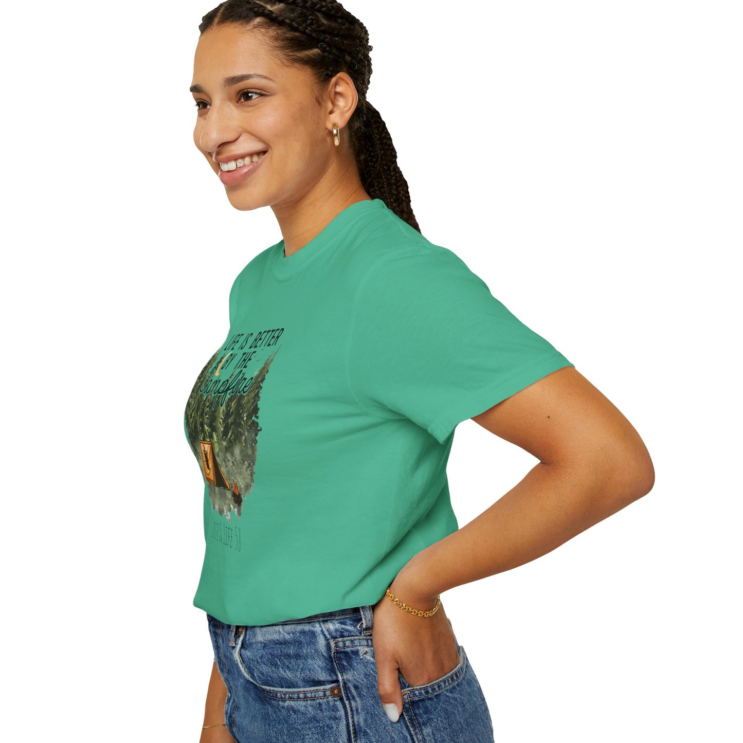Life is Better by the Campfire Tee - Comfort Colors
