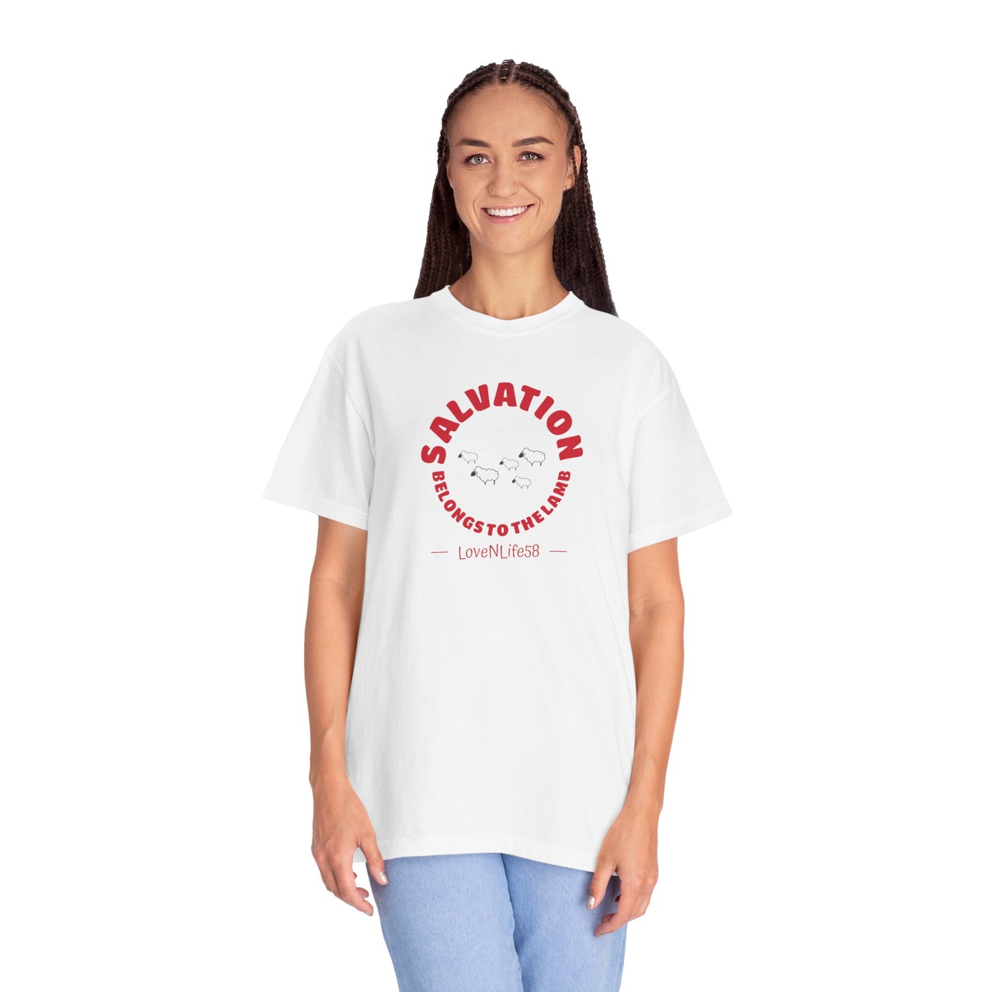 Salvation Belongs to the Lamb - Comfort Colors