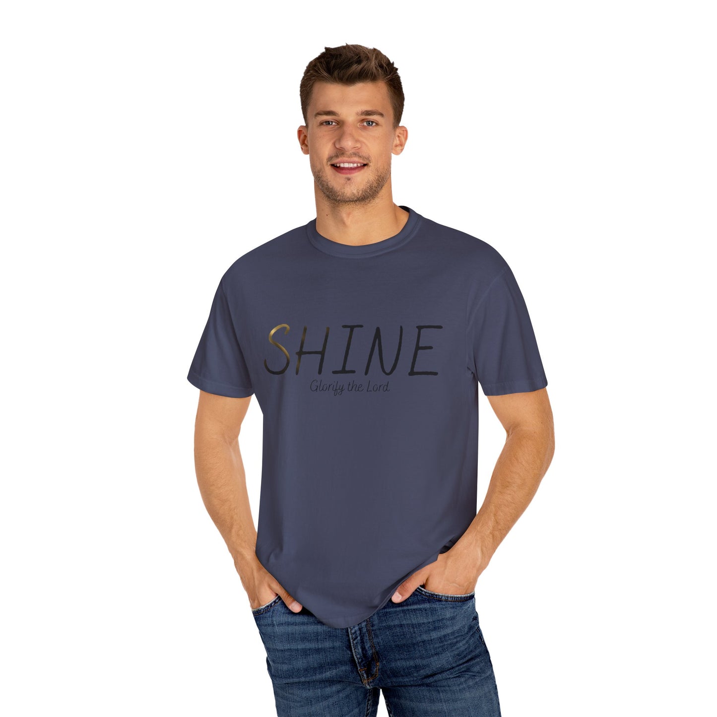 “Shine” Glorify the Lord Tee - Comfort Colors