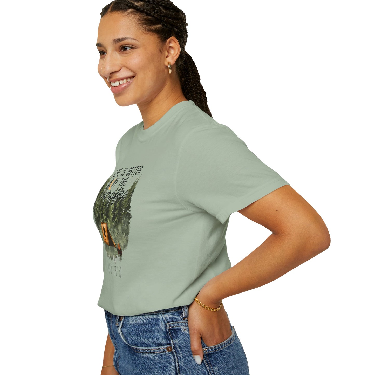 Life is Better by the Campfire Tee - Comfort Colors