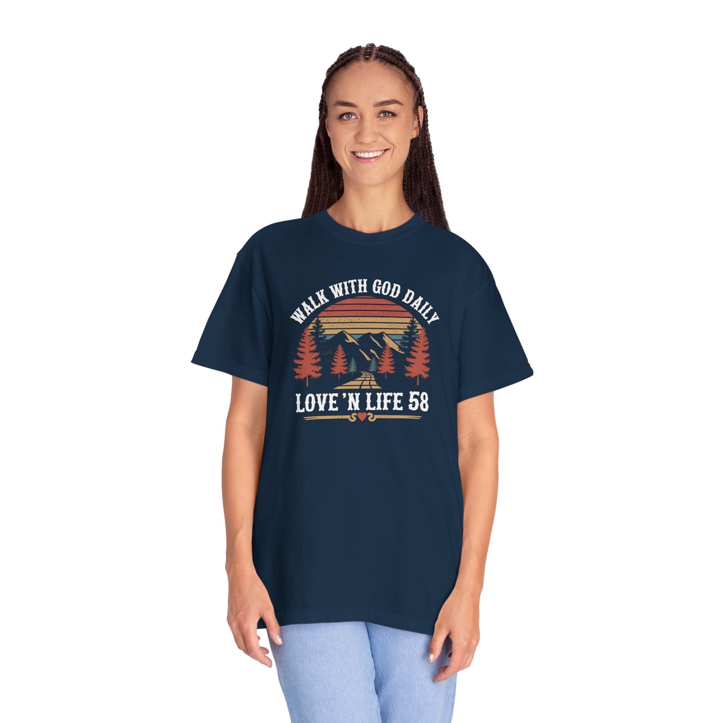 Walk With God Daily Tee - Comfort Colors