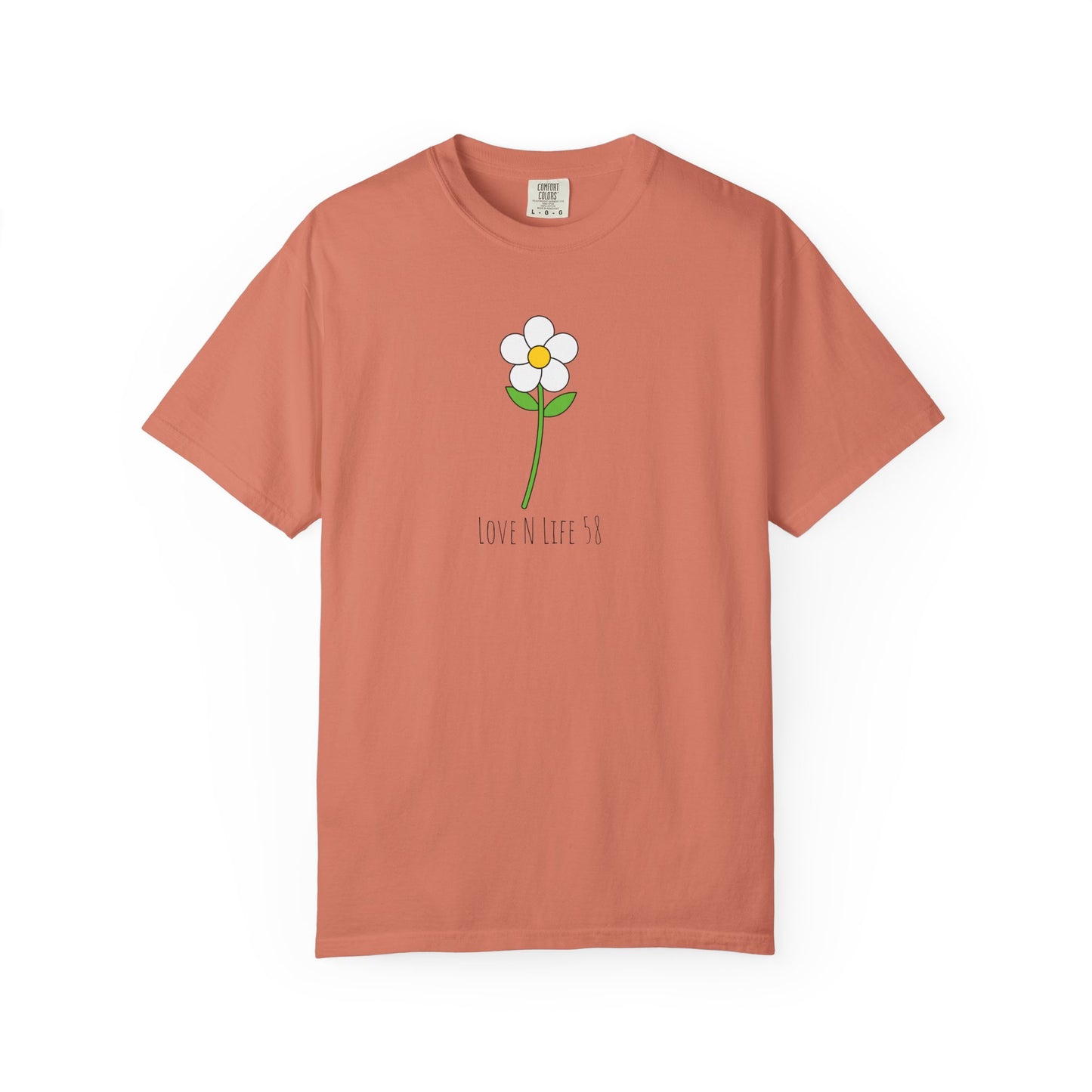 Love N Life Flower Tee - Comfort Colors