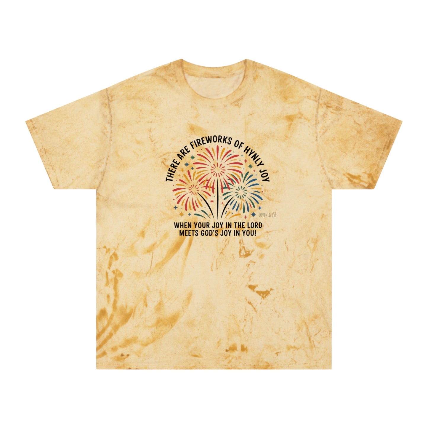 Joyful Fireworks Tee - Comfort Colors