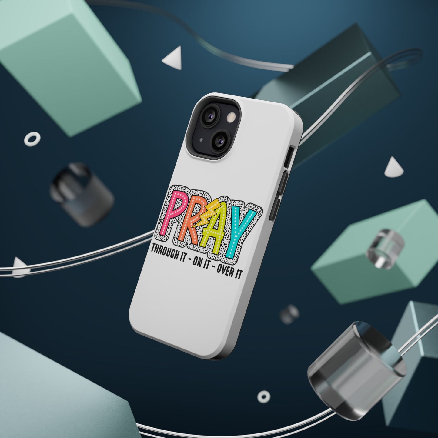 Pray Magnetic Phone Case - Inspirational Tough Case, Prayer Phone Cover