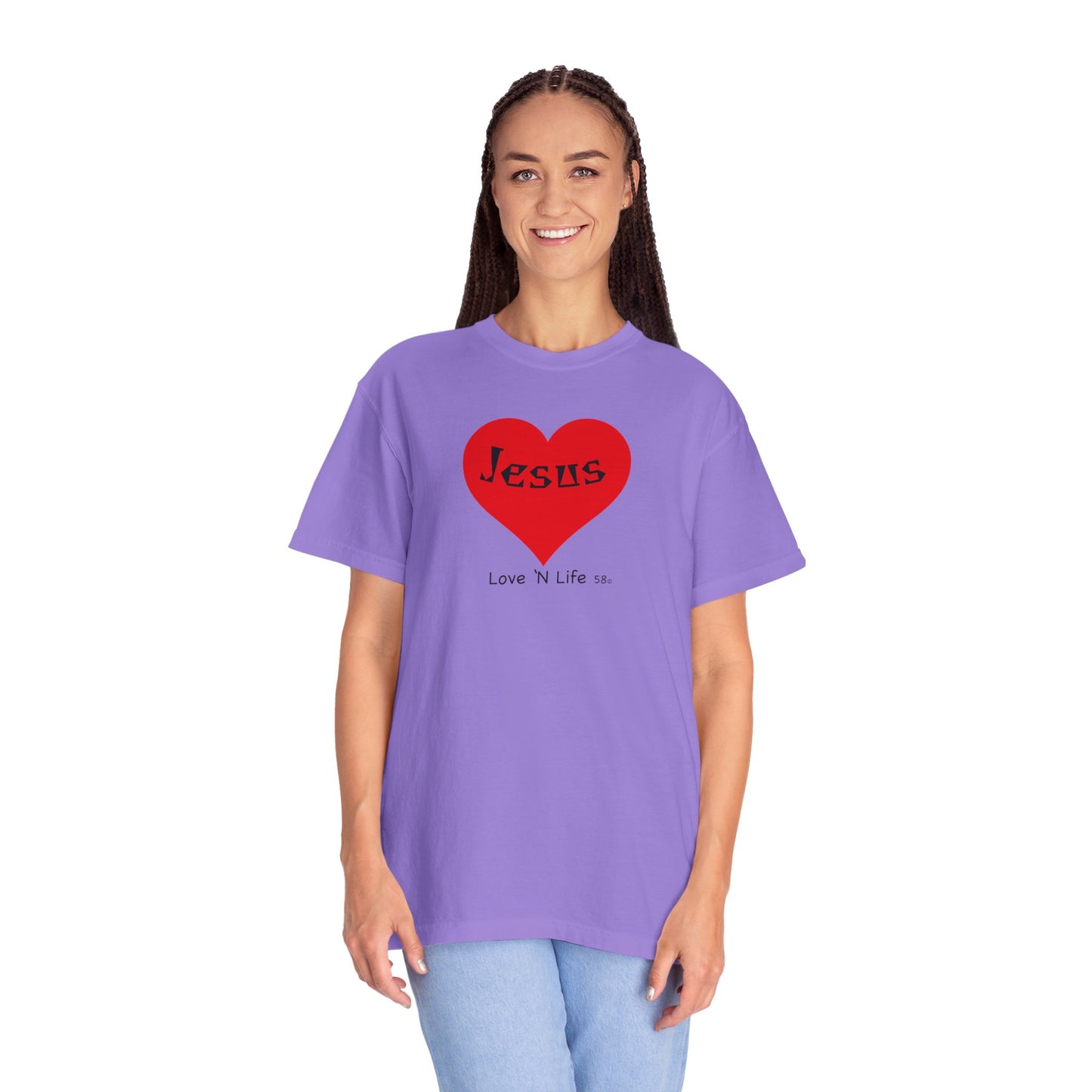 Jesus is Love N Life 58 Tee - Comfort Colors