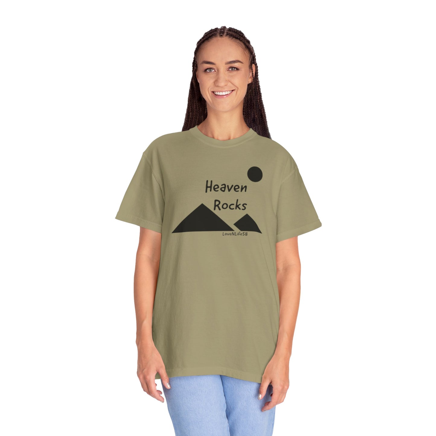 Heaven Rocks Tee- Comfort Colors
