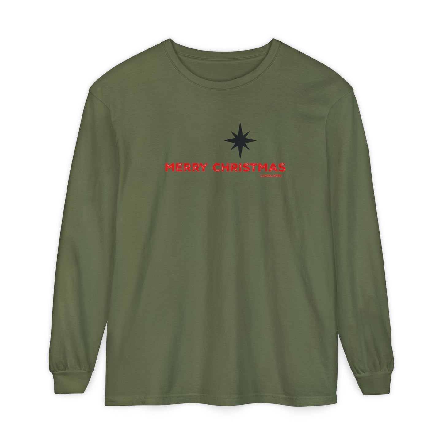 Merry Christmas Long Sleeve - Comfort Colors