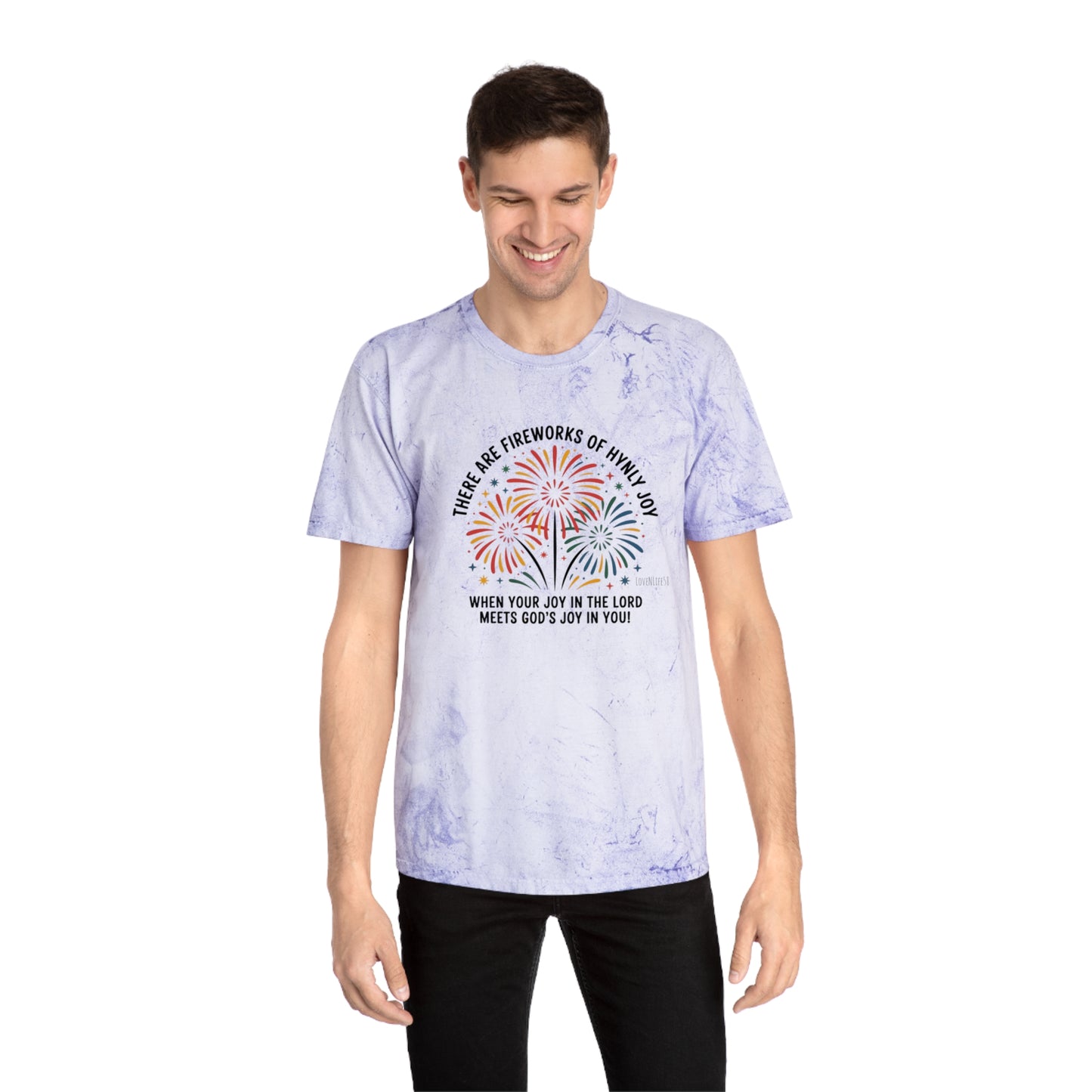 Joyful Fireworks Tee - Comfort Colors