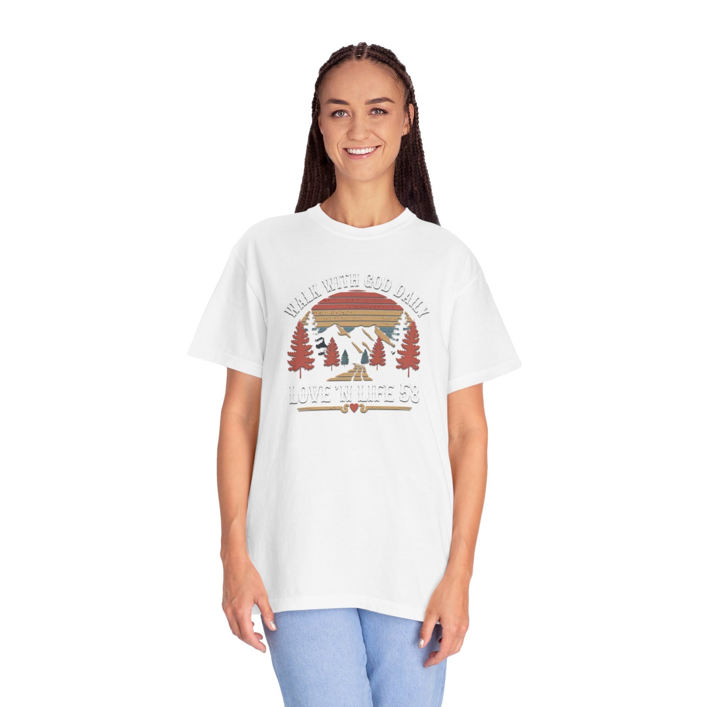 Walk With God Daily Tee - Comfort Colors