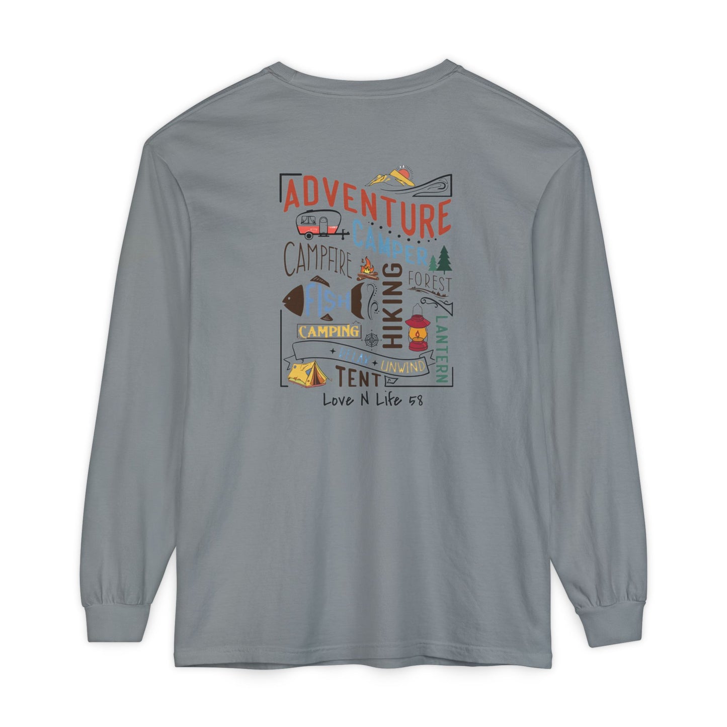 Adventure Awaits Long Sleeve Comfort Colors