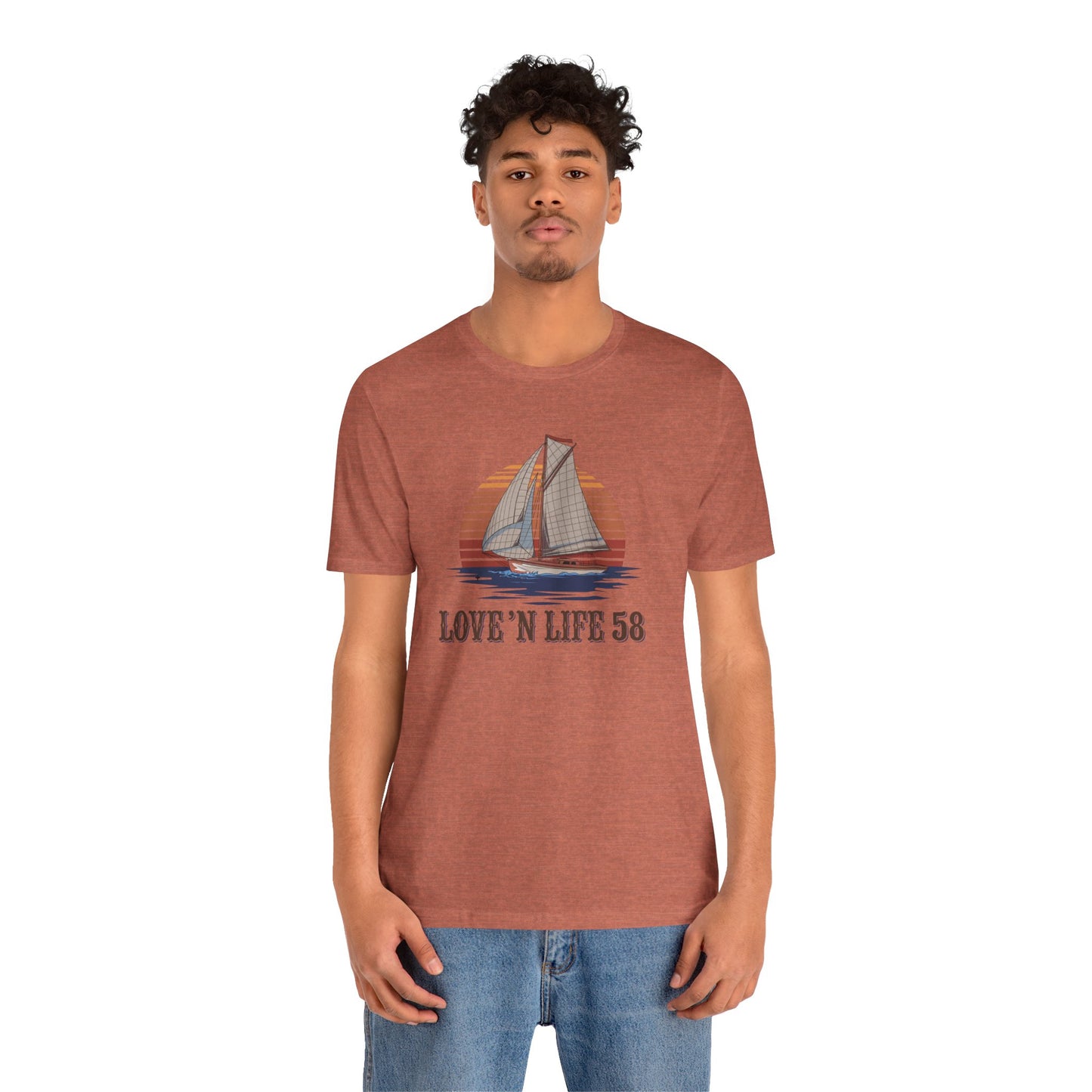 Vintage Sailing - LoveNLife58 Tee - Bella Canvas 3001