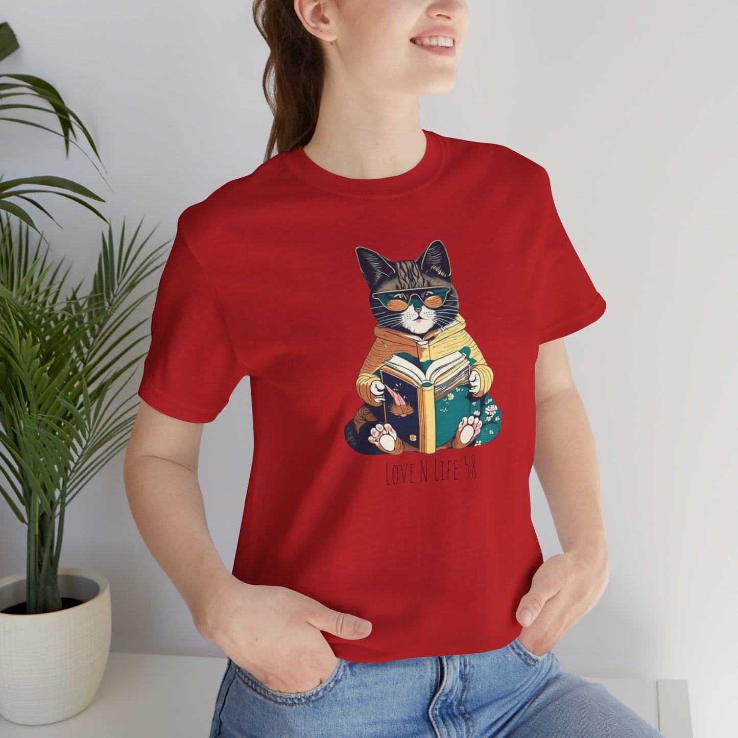 Cat Lover Tee - Bella Canvas