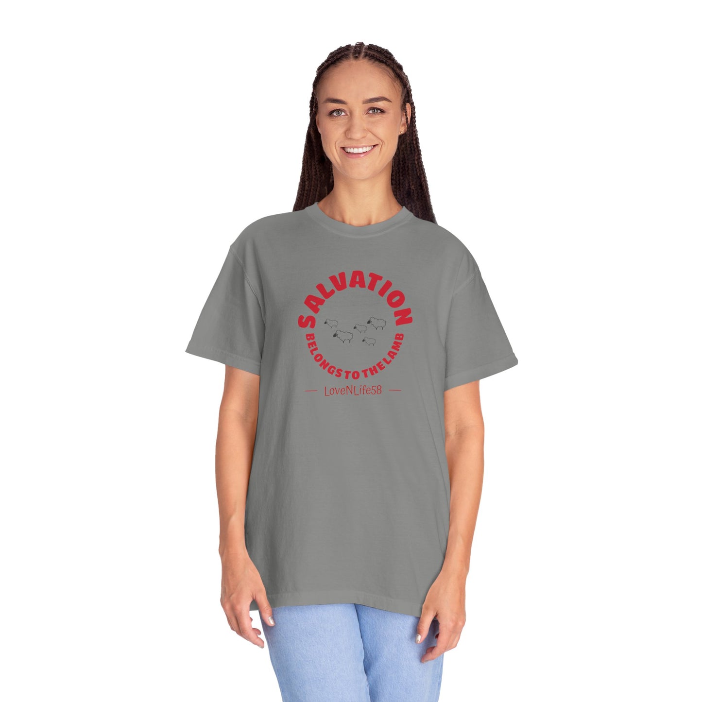 Salvation Belongs to the Lamb - Comfort Colors