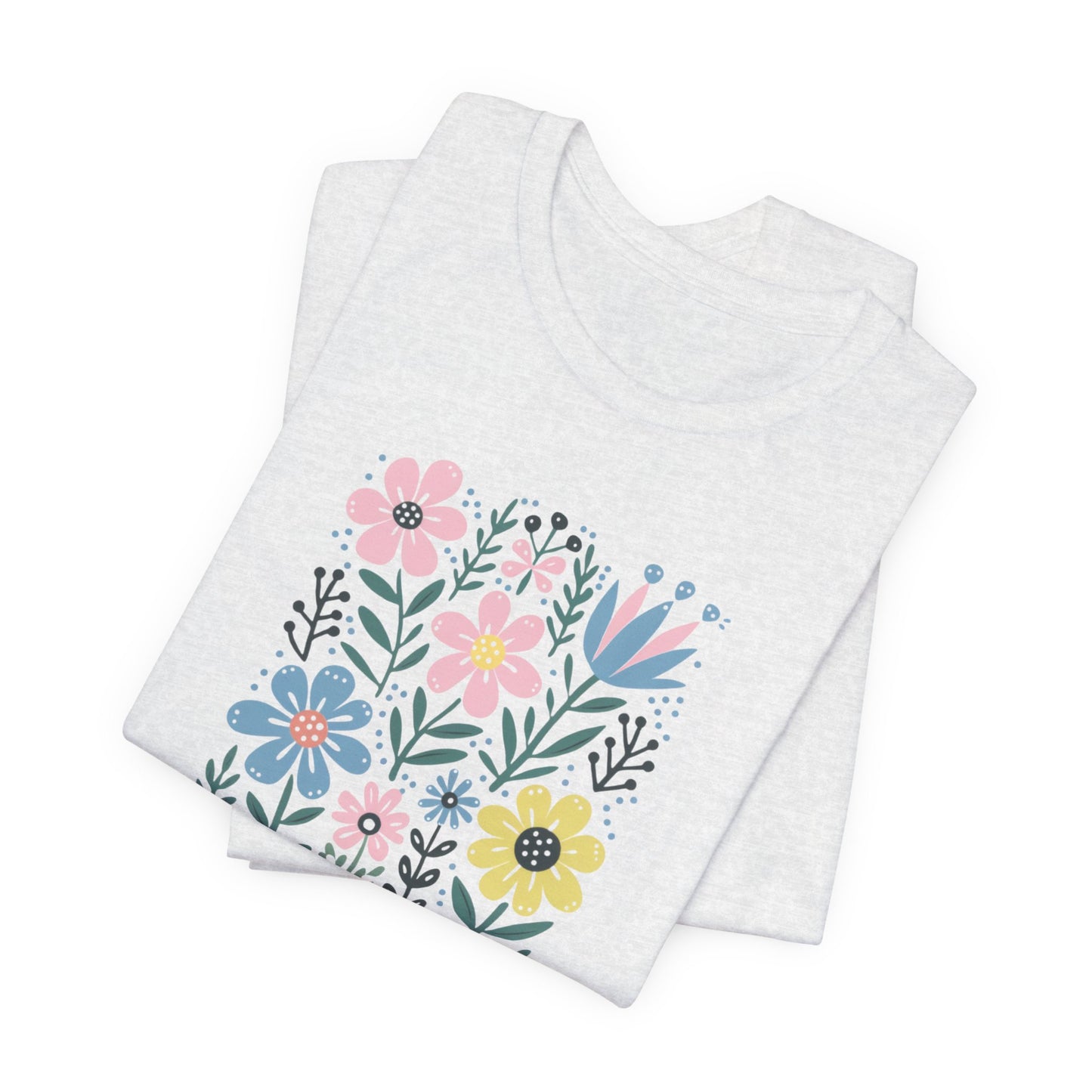 "Consider How the Wildflowers Grow" -Tee - Bella Canvas 3001