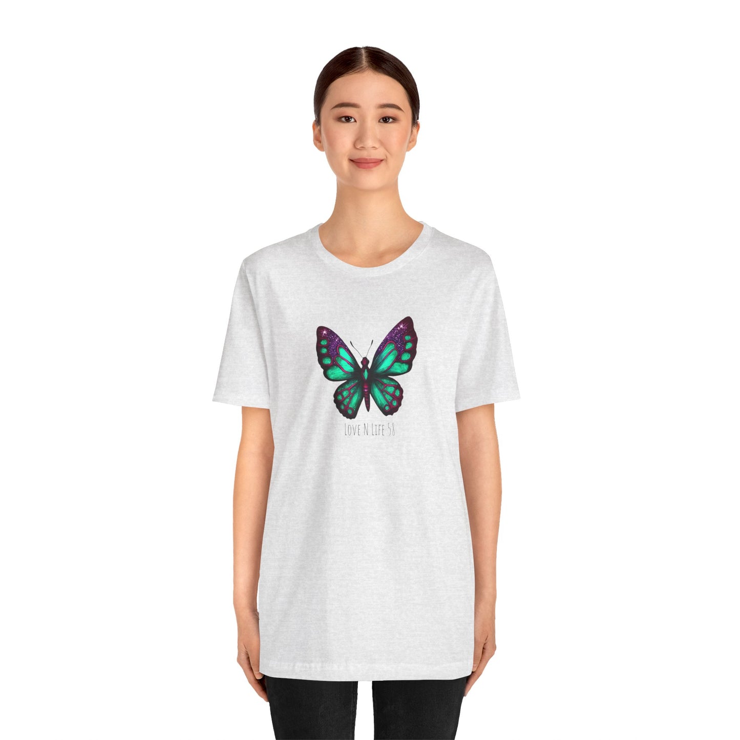 Butterfly Love Tee - Bella Canvas