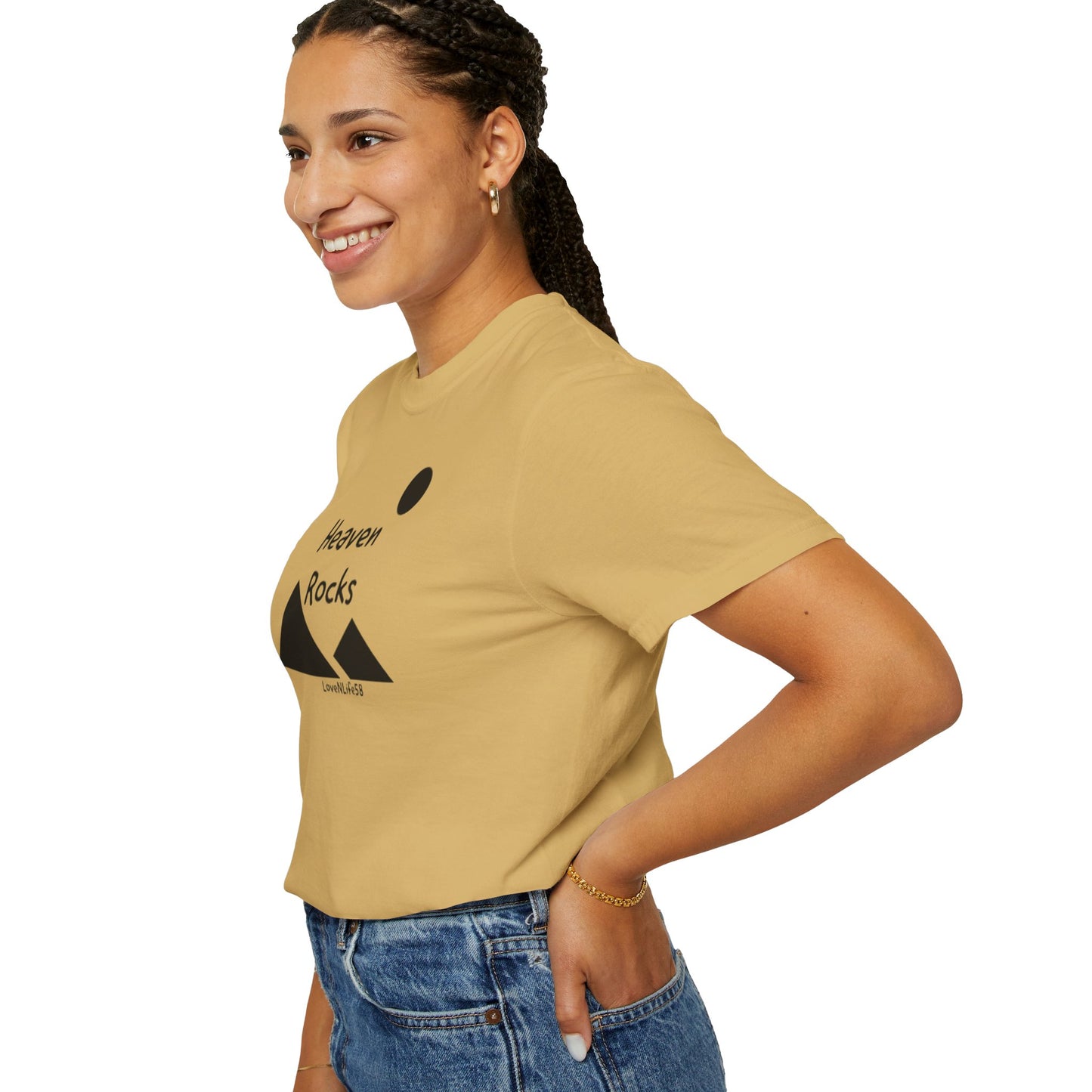 Heaven Rocks Tee- Comfort Colors