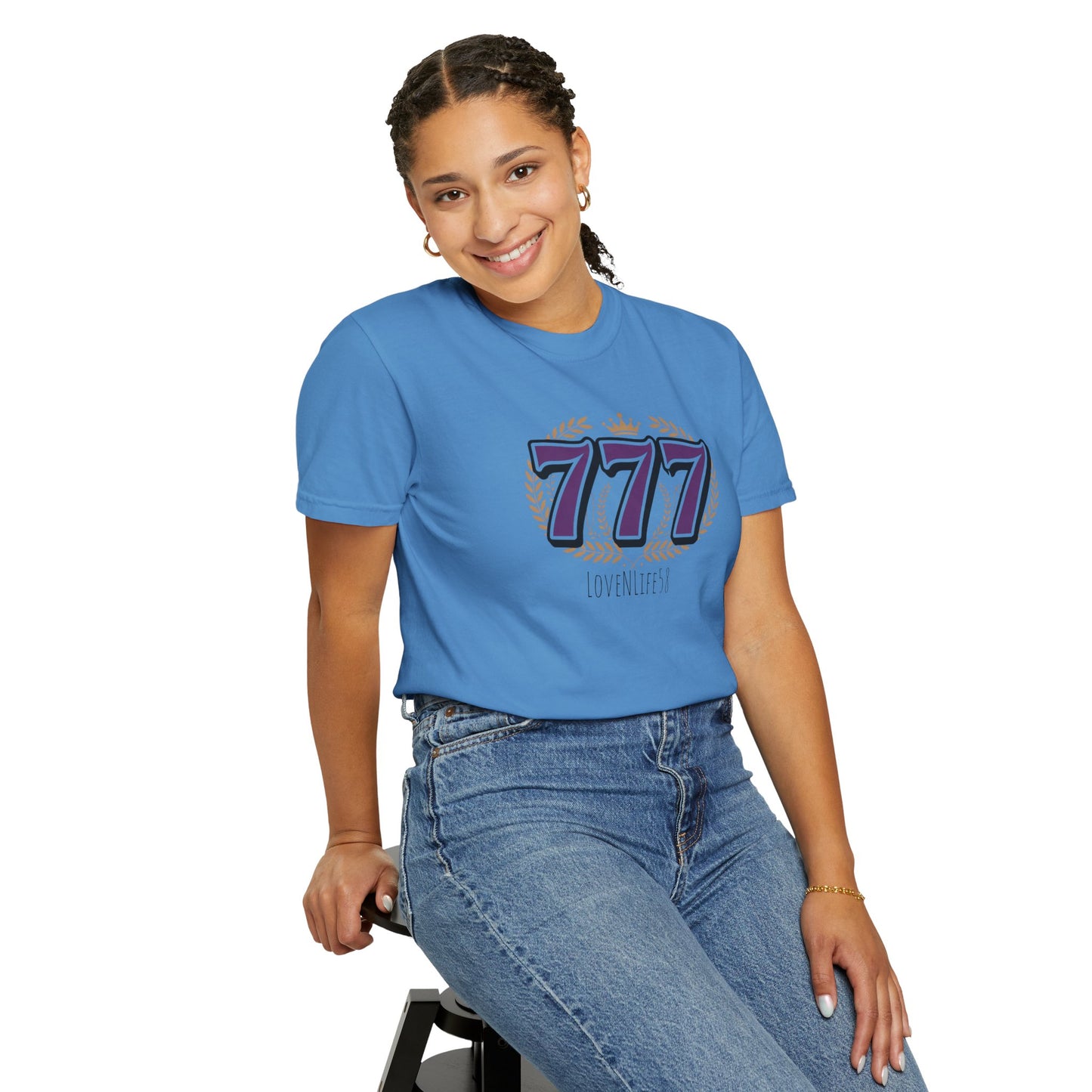 777 Tee - God , Jesus, Holy Spirt , Perfection - Comfort Colors