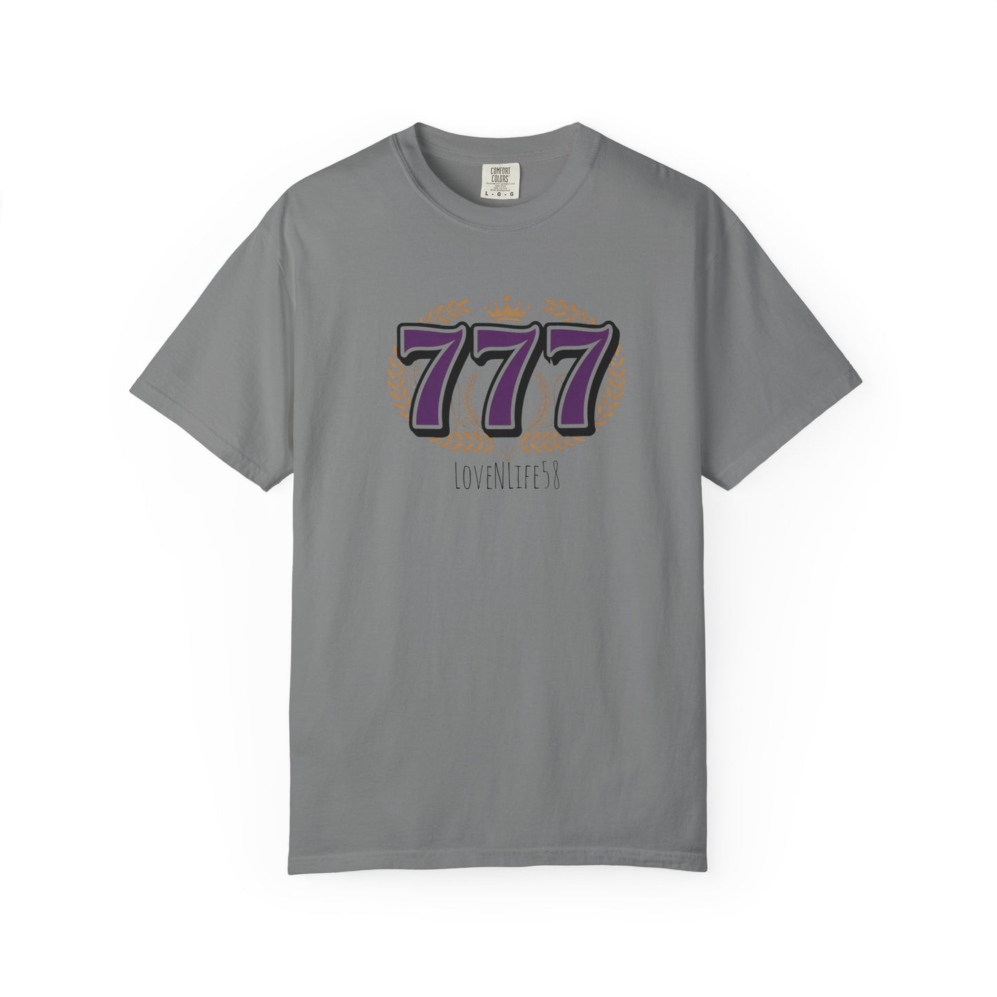 777 Tee - God , Jesus, Holy Spirt , Perfection - Comfort Colors