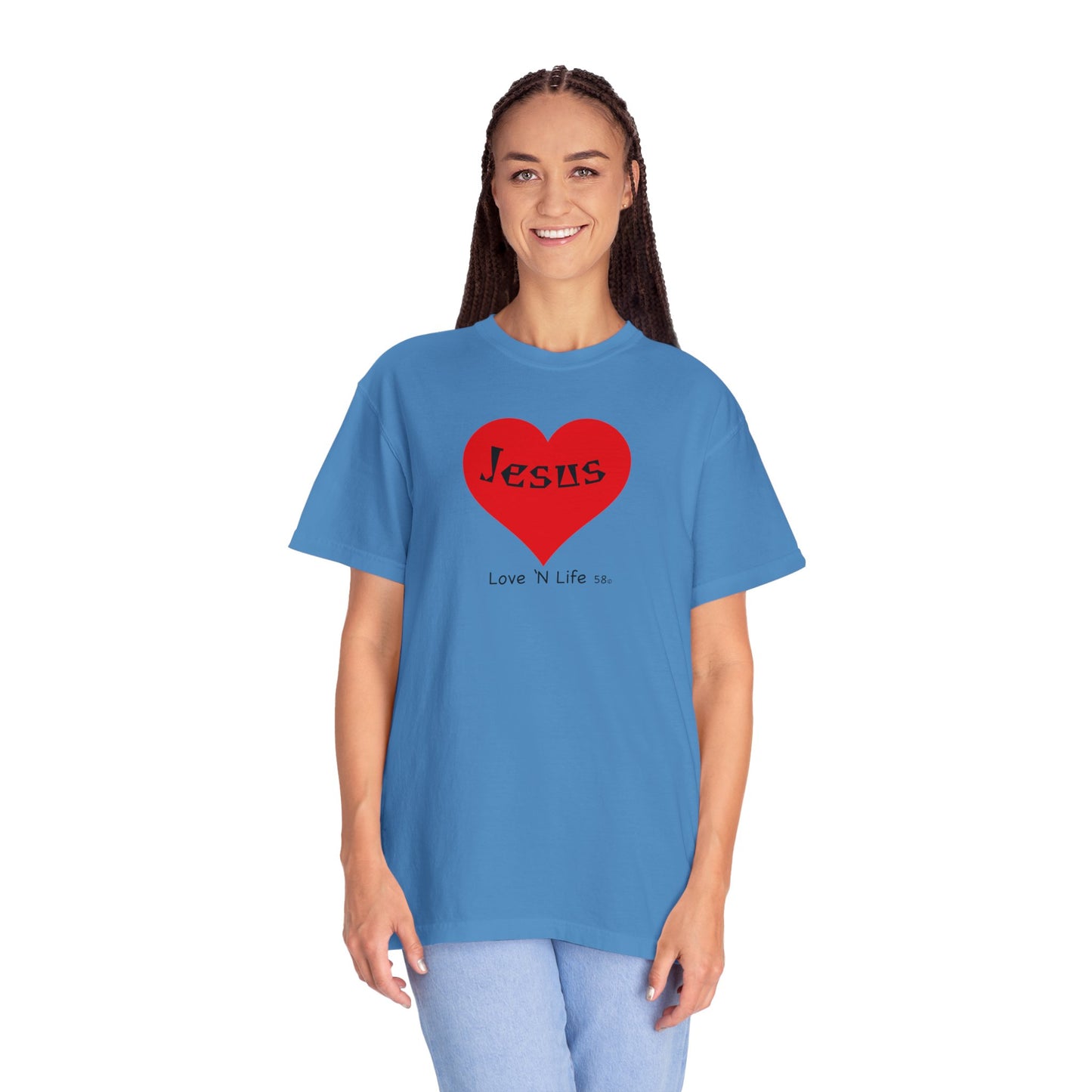 Jesus is Love N Life 58 Tee - Comfort Colors